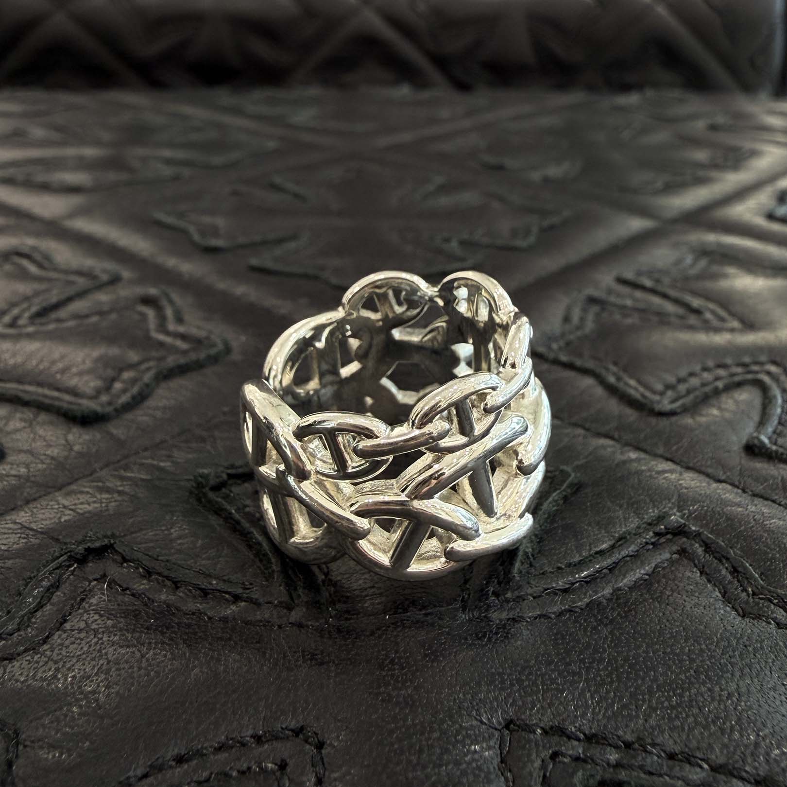 HERMES Chaine d'Ancre Anchaine GM Ring Size 59(約19号) エルメス シェーヌダンクル アンシェネ GM リング サイズ59(約19号)