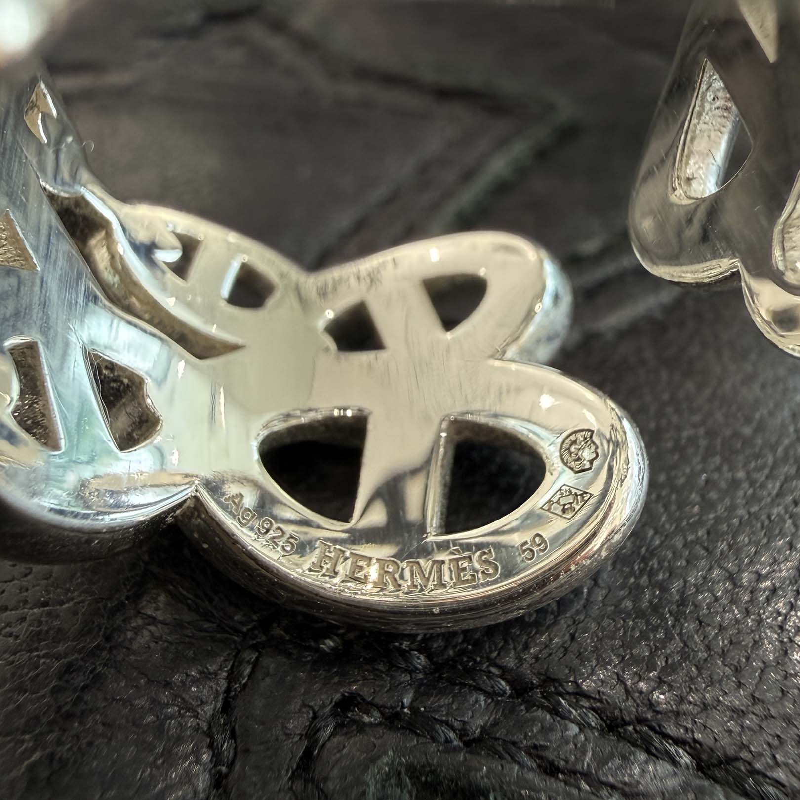 HERMES Chaine d'Ancre Anchaine GM Ring Size 59(約19号) エルメス シェーヌダンクル アンシェネ GM リング サイズ59(約19号)