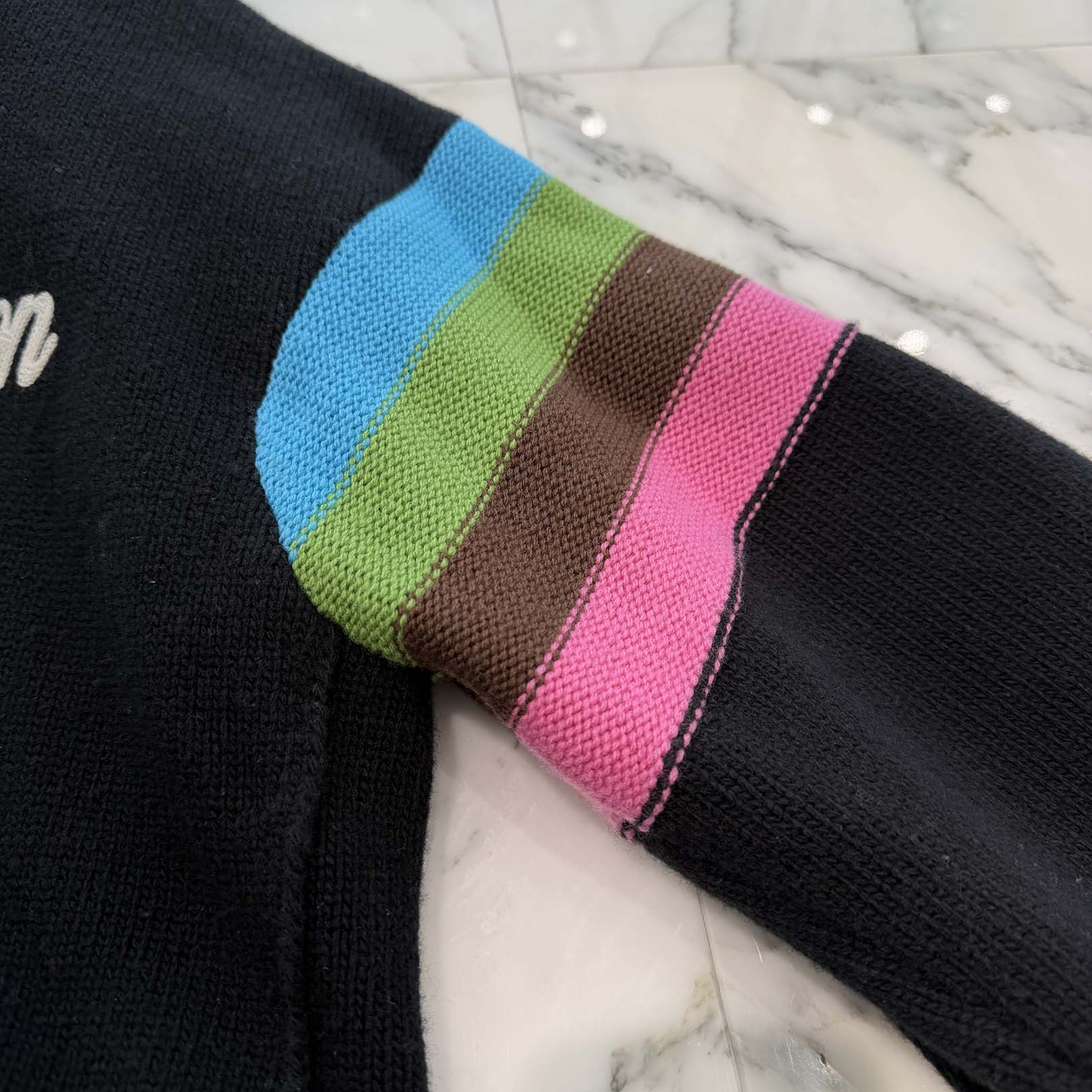 トップス louis vuitton Tyler The Creator knit LOUIS VUITTON × Tyler, The Creator 2021SS Embroidered Knit Wool