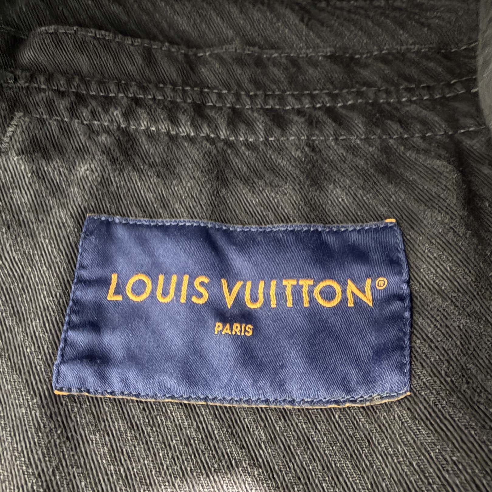 LOUIS VUITTON 2025SS Giant Monogram Denim Jacket HSA15W Size 46 ルイヴィトン ジャイアントモノグラム デニムジャケット サイズ46