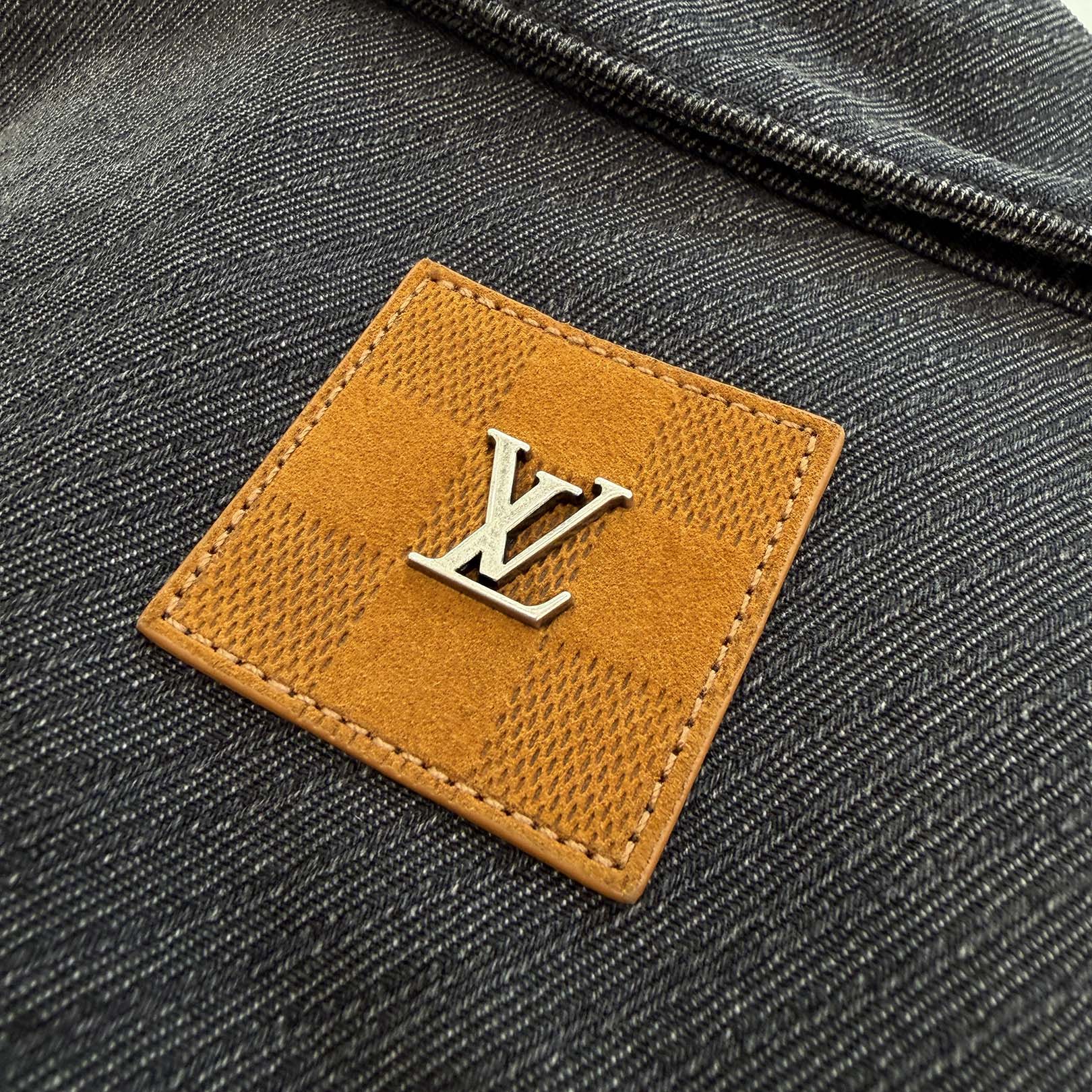 LOUIS VUITTON 2025SS Giant Monogram Denim Jacket HSA15W Size 46 ルイヴィトン ジャイアントモノグラム デニムジャケット サイズ46