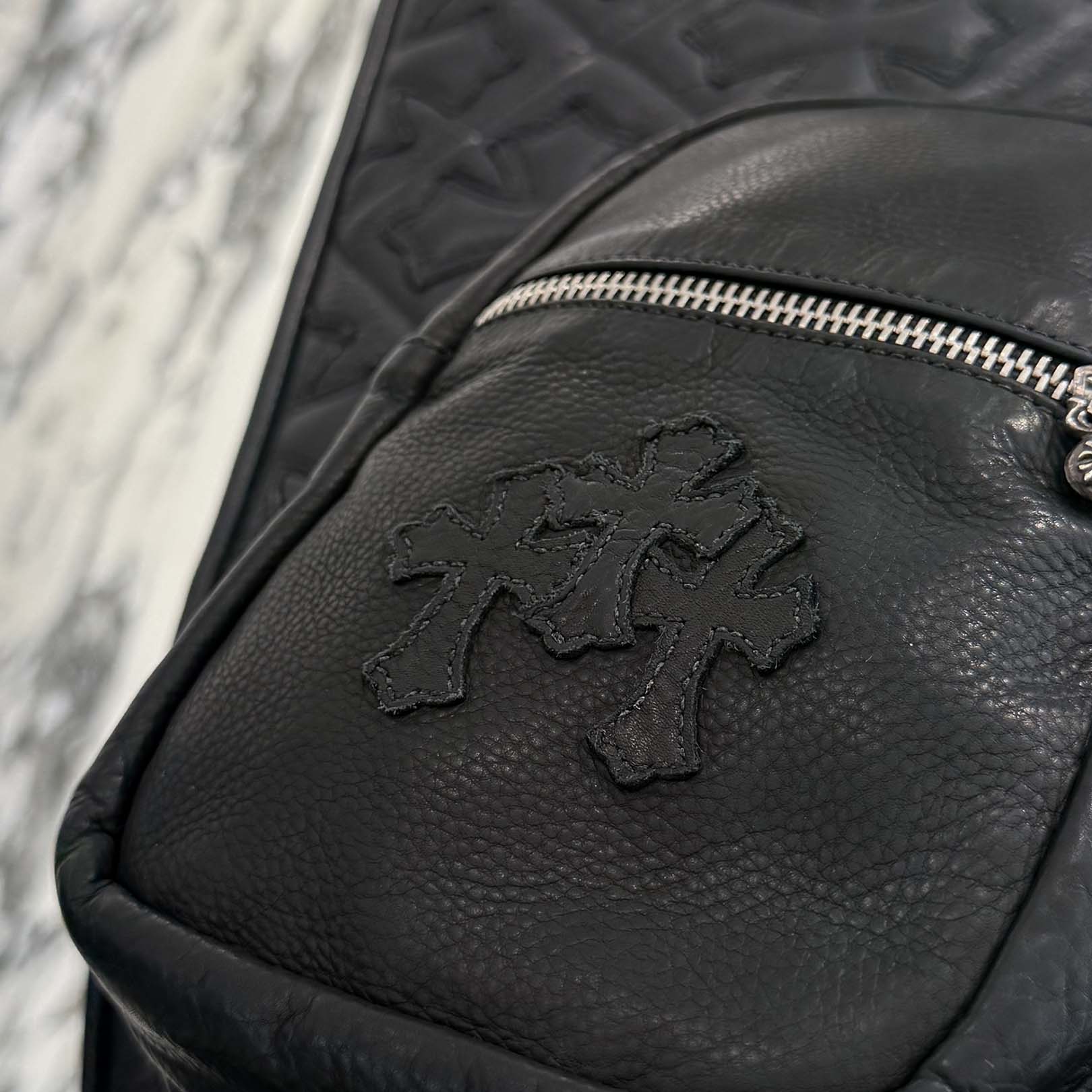 CHROME HEARTS TAKAMINI 3 Cemetery Cross Patch Shoulder Bag クロムハーツ タカミニ 3セメタリークロスパッチ ショルダーバッグ