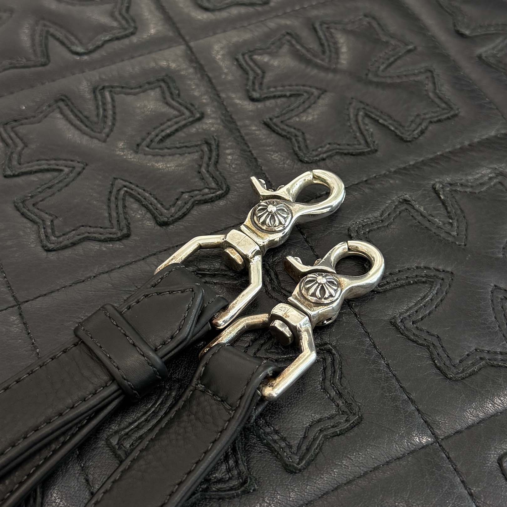 CHROME HEARTS TAKAMINI 3 Cemetery Cross Patch Shoulder Bag クロムハーツ タカミニ 3セメタリークロスパッチ ショルダーバッグ