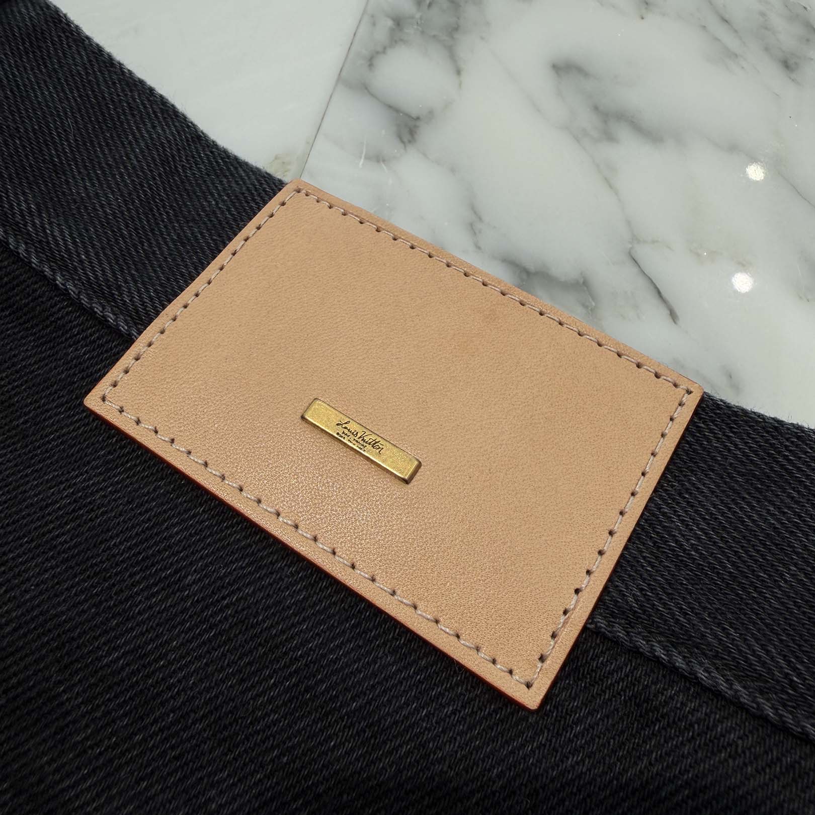 LOUIS VUITTON 2024SS Monogram Work Carpenter Denim Pants HQD45W Size 32 ルイヴィトン モノグラムワーク カーペンター デニムパンツ サイズ32