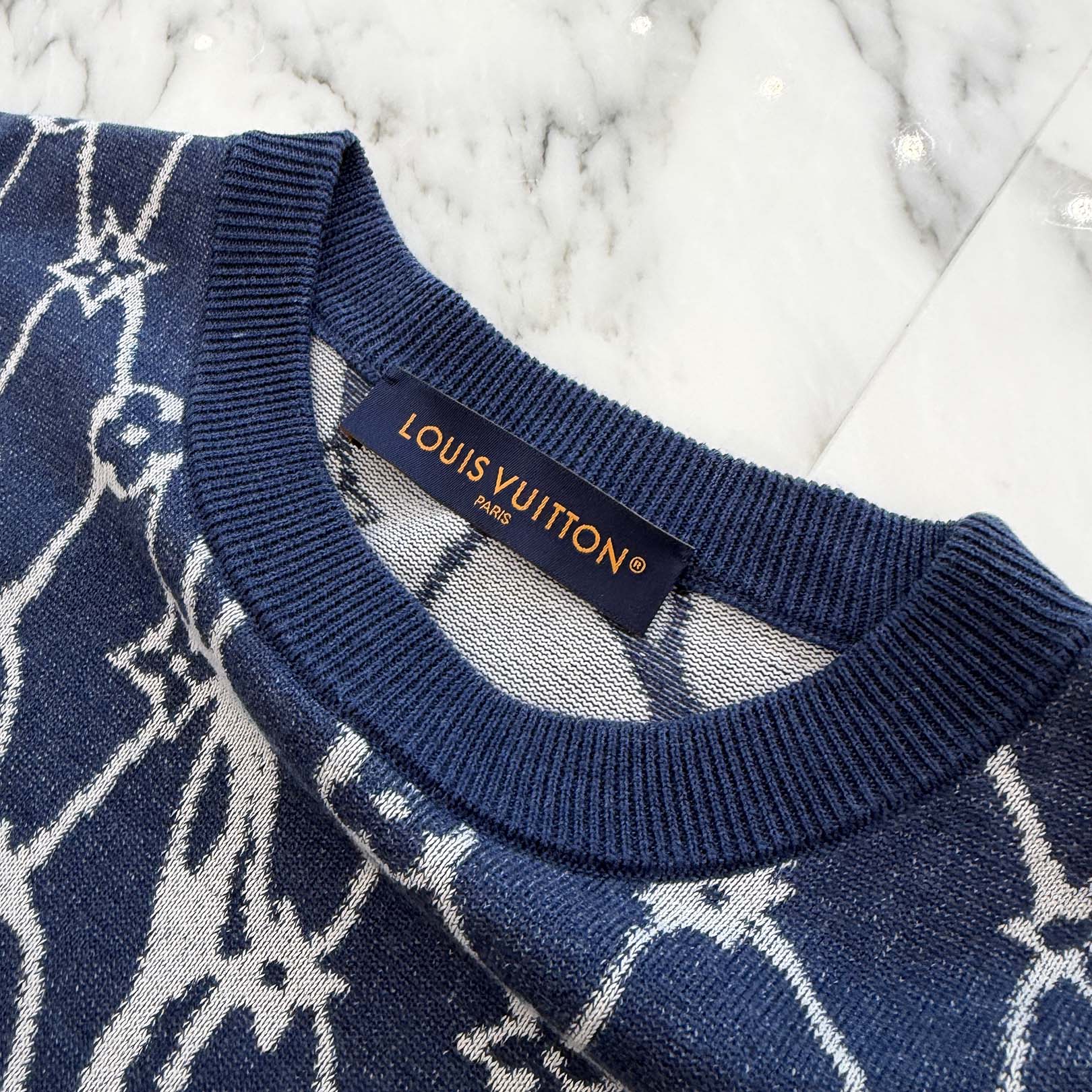 LOUIS VUITTON 2024SS Monogram Fishnet Tee HRN16W Size XS ルイヴィトン モノグラム フィッシュネットTシャツ サイズXS