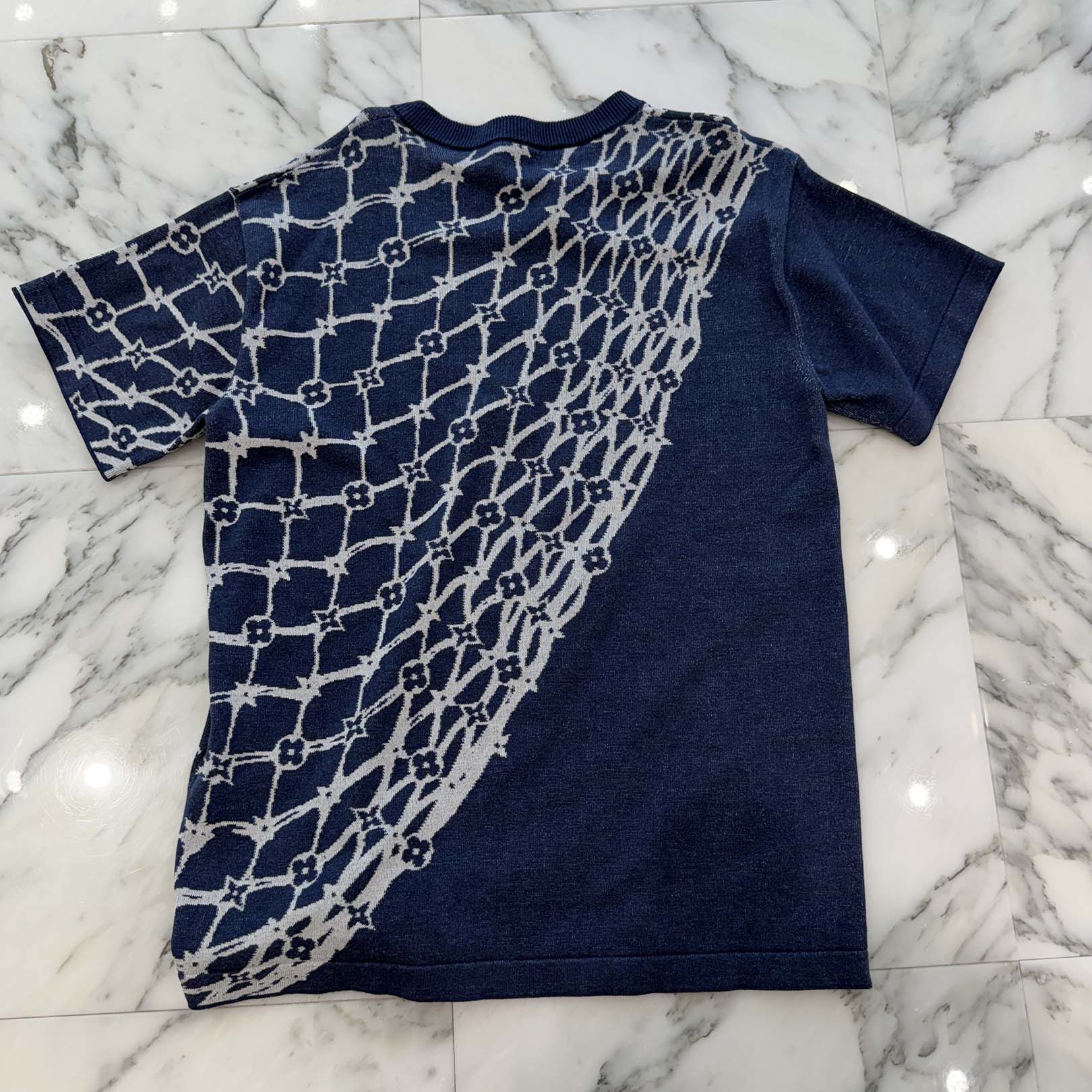 LOUIS VUITTON 2024SS Monogram Fishnet Tee HRN16W Size XS ルイヴィトン モノグラム フィッシュネットTシャツ サイズXS
