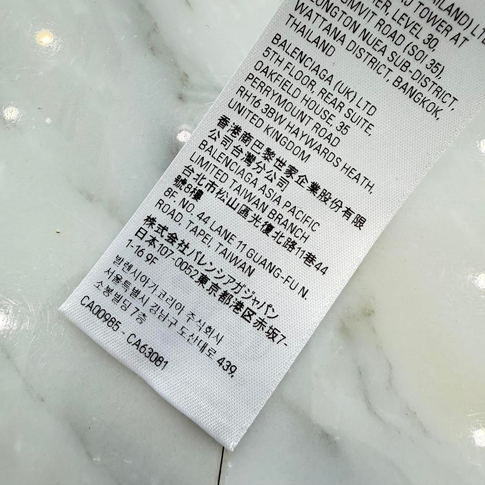 BALENCIAGA 2024SS Tattoo Distressed Graphic Long Sleeve Tee 790365 TQVR1 Size L バレンシアガ タトゥー ディストレス グラフィックロングスリーブTシャツ サイズL