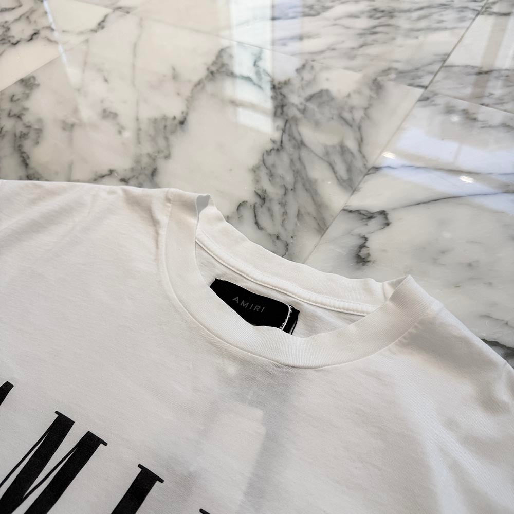 AMIRI ロゴプリント Tシャツ ホワイト 【公式通販】