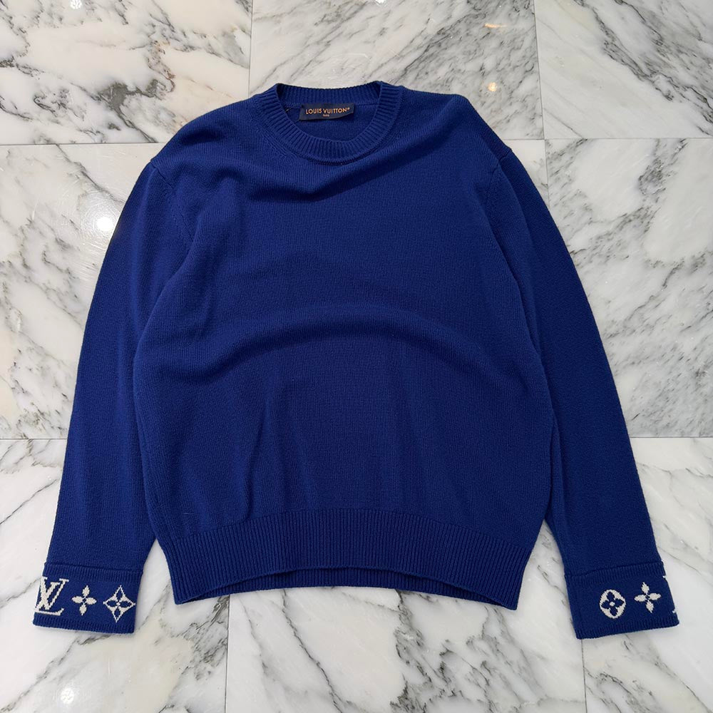 LOUIS VUITTON 2025AW LV Icon Cashmere Knit Sweater HSN50W Size S ルイヴィトン LVアイコン カシミヤ ニットセーター サイズS