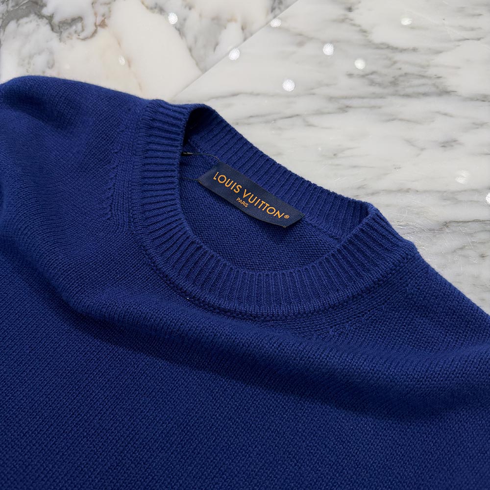 LOUIS VUITTON 2025AW LV Icon Cashmere Knit Sweater HSN50W Size S ルイヴィトン LVアイコン カシミヤ ニットセーター サイズS