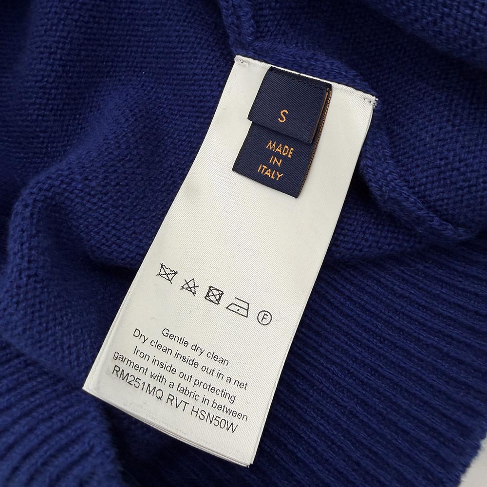 LOUIS VUITTON 2025AW LV Icon Cashmere Knit Sweater HSN50W Size S ルイヴィトン LVアイコン カシミヤ ニットセーター サイズS