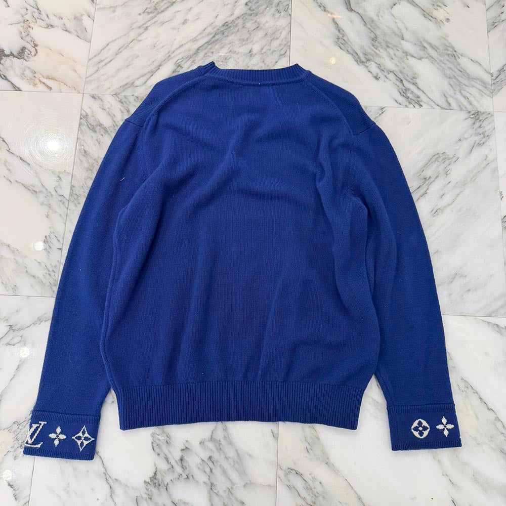 LOUIS VUITTON 2025AW LV Icon Cashmere Knit Sweater HSN50W Size S ルイヴィトン LVアイコン カシミヤ ニットセーター サイズS