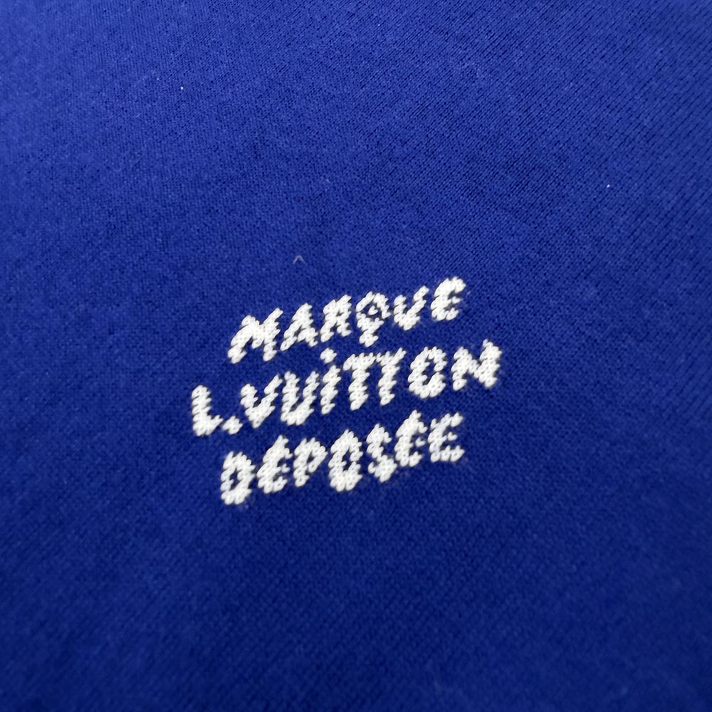 LOUIS VUITTON 2025SS Signature Crewneck Cotton Tee 1AGMIF Size S ルイヴィトン シグネチャー クルーネック コットンTシャツ サイズS