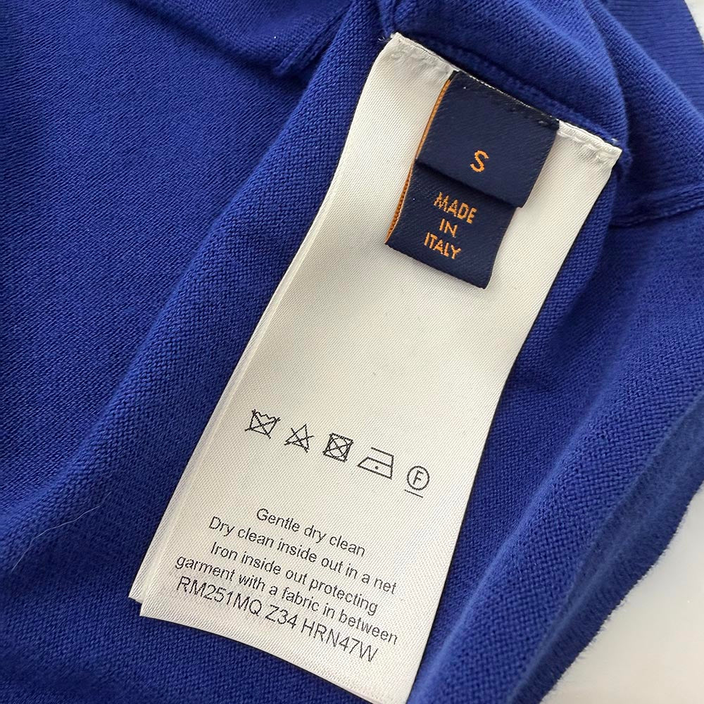LOUIS VUITTON 2025SS Signature Crewneck Cotton Tee 1AGMIF Size S ルイヴィトン シグネチャー クルーネック コットンTシャツ サイズS