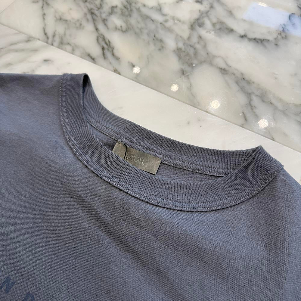 DIOR 2024SS Paris Montaigne Avenue Logo Patch Tee 493J642A0817 Size S ディオール パリ モンテーニュアヴェニュー ロゴパッチ Tシャツ サイズS