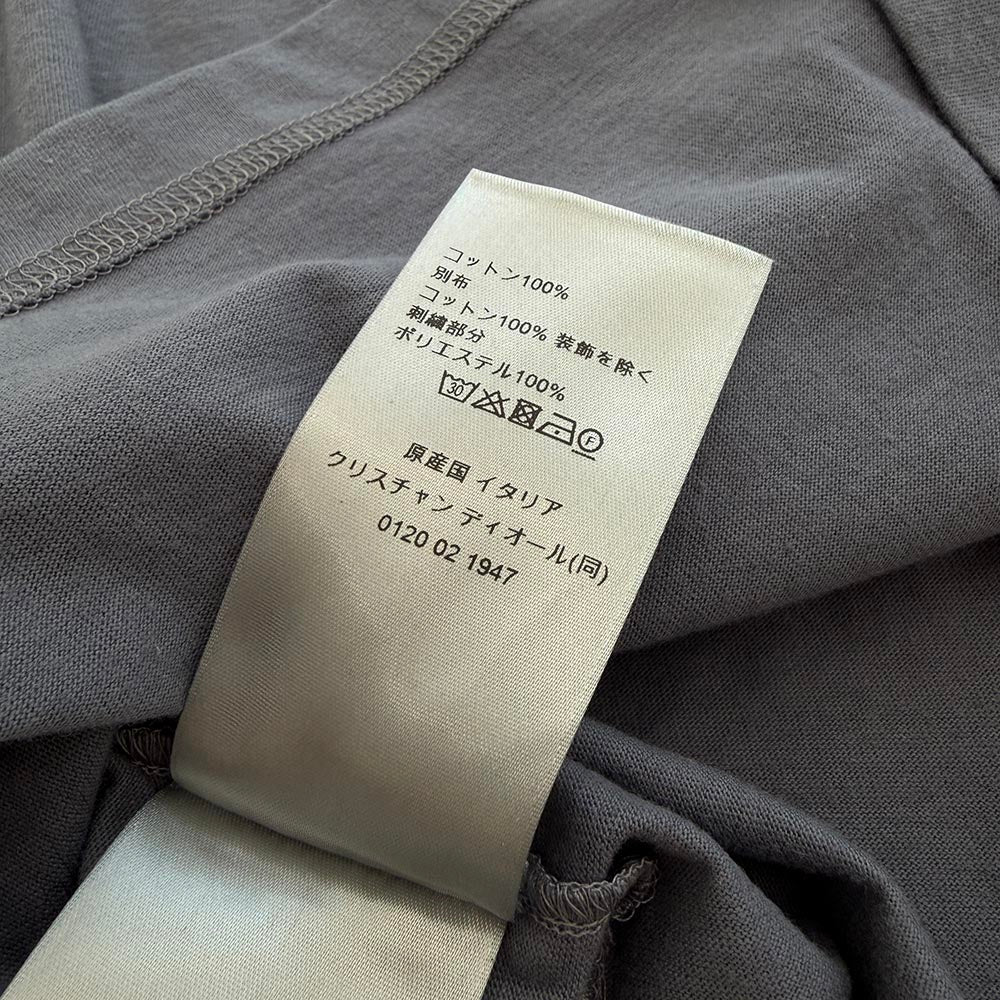 DIOR 2024SS Paris Montaigne Avenue Logo Patch Tee 493J642A0817 Size S ディオール パリ モンテーニュアヴェニュー ロゴパッチ Tシャツ サイズS