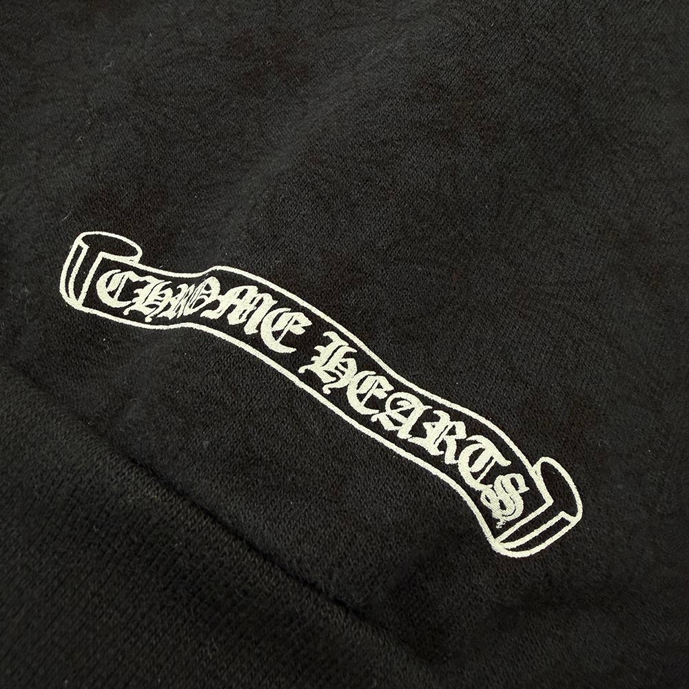 CHROME HEARTS Vertical Logo CH Plus Zip Up Hoodie Size XL クロムハーツ ヴァーティカルロゴ CHプラス総柄 ジップアップフーディ サイズXL