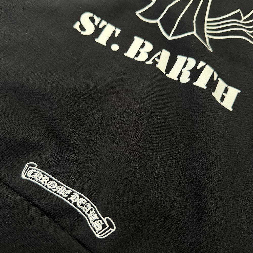 CHROME HEARTS St. Barth Limited CH Plus Pullover Hoodie Size L