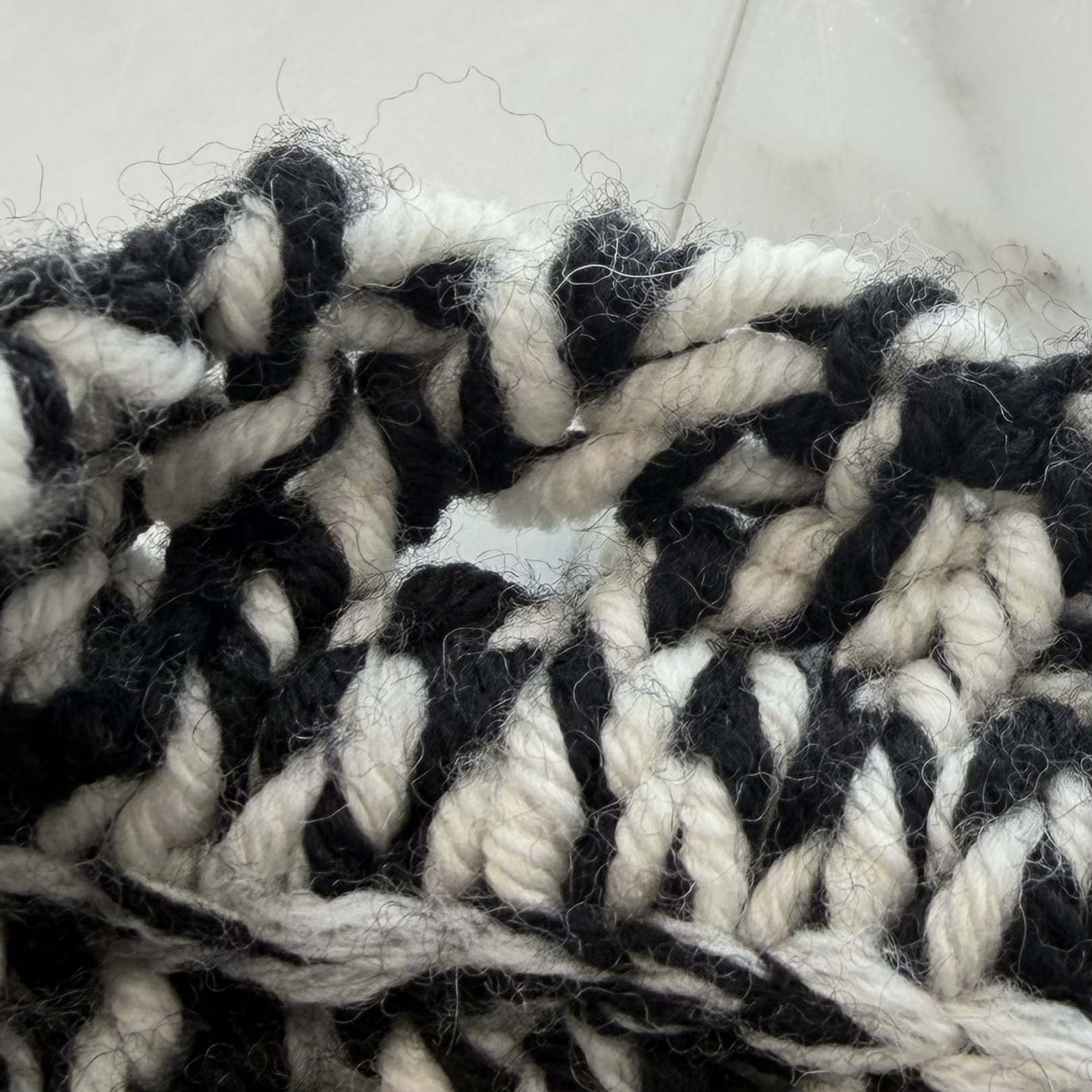 SAINT LAURENT 2023AW Wool Chevron Rib Knit Sweater 761910 Y76EV Size L サンローランパリ ウール シェブロンリブ ニットセーター サイズL