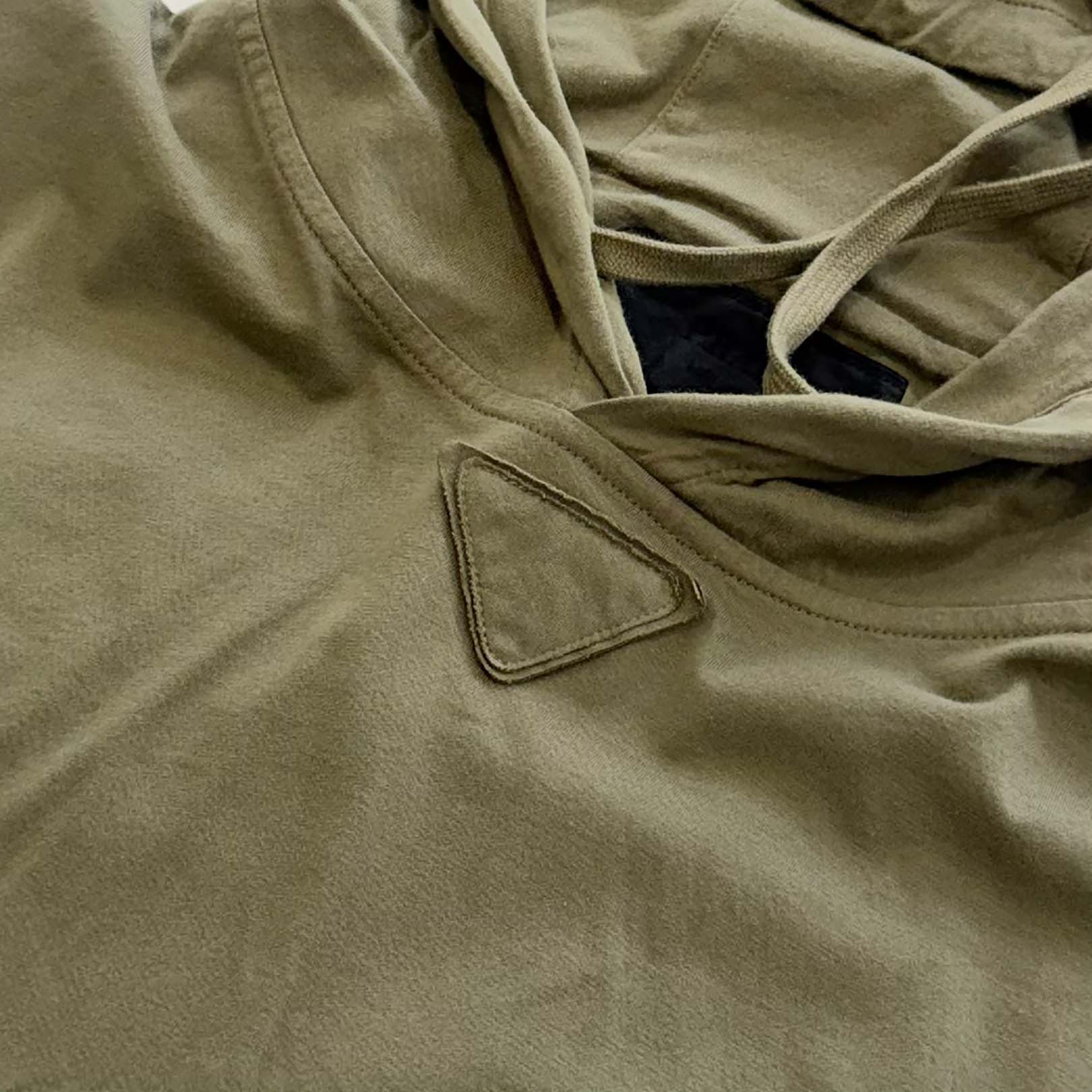 PRADA 2023AW Triangle Patch Technical Cotton Hoodie UJL44B Size XS プラダ トライアングルパッチ テクニカルコットンフーディー サイズXS