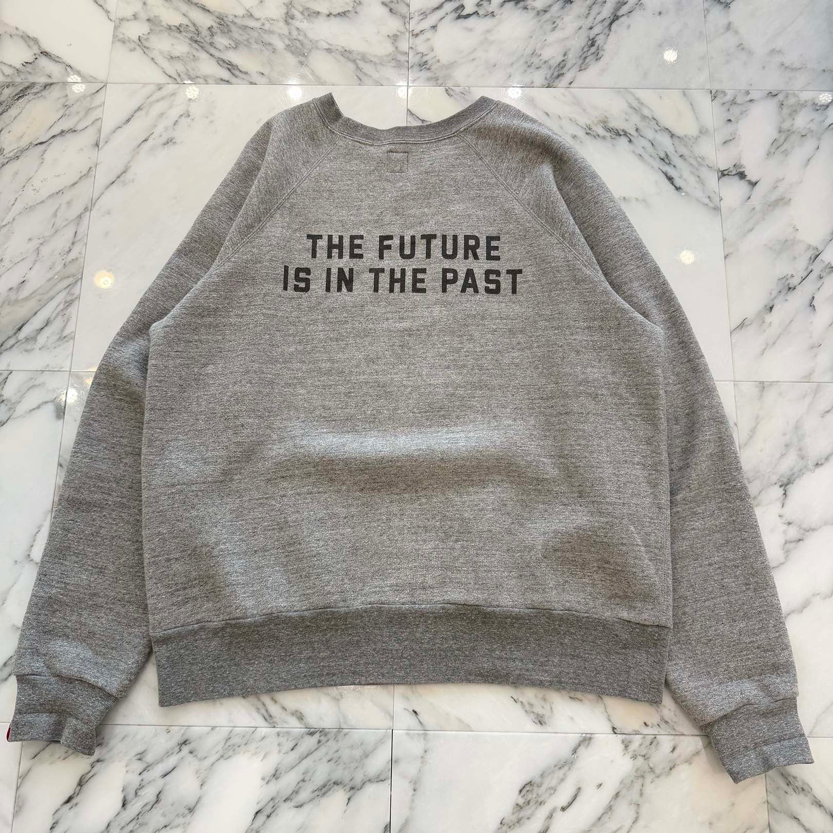 HUMAN MADE 2023SS " The Future Is In The Past " Crew Neck Sweatshirt Size XL ヒューマンメイド "ザ・フューチャー イズ・イン ザ・パスト" クルーネックス ウェットシャツ サイズXL
