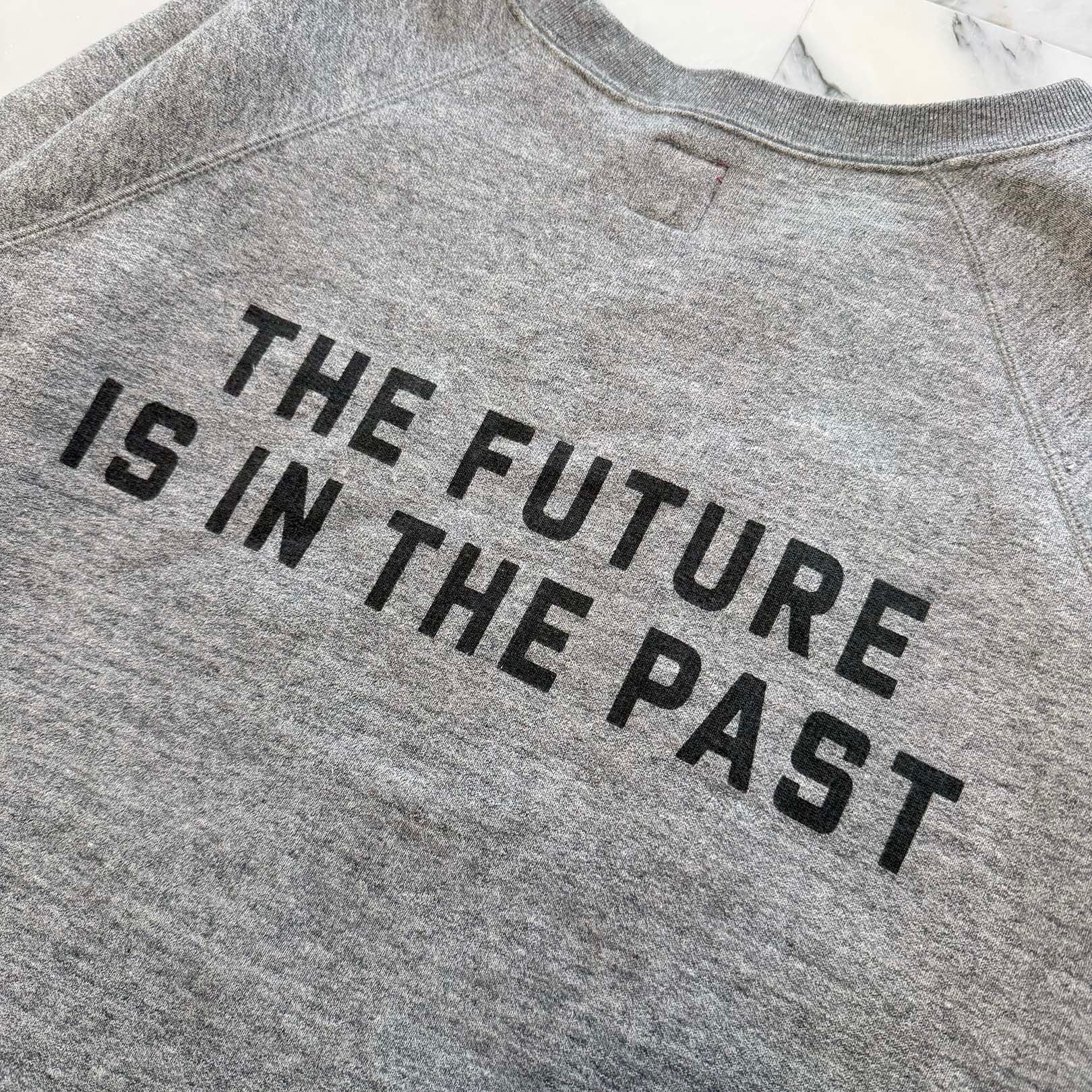 HUMAN MADE 2023SS " The Future Is In The Past " Crew Neck Sweatshirt Size XL ヒューマンメイド "ザ・フューチャー イズ・イン ザ・パスト" クルーネックス ウェットシャツ サイズXL