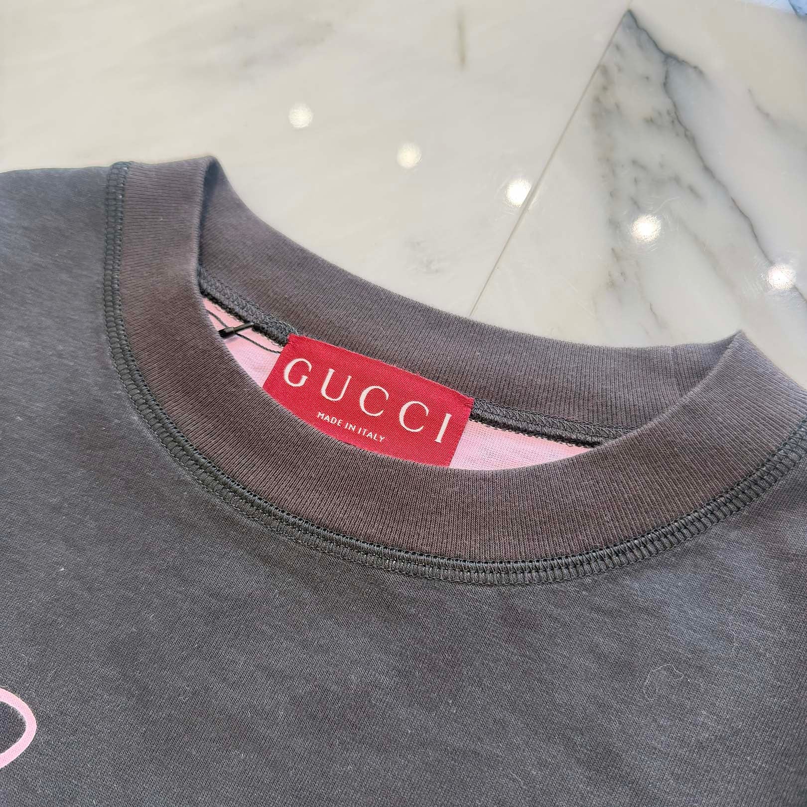 GUCCI 2024AW Script Logo Cotton Tee 798769 XJGQ3 Size XS グッチ スクリプトロゴ コットンTシャツ サイズXS
