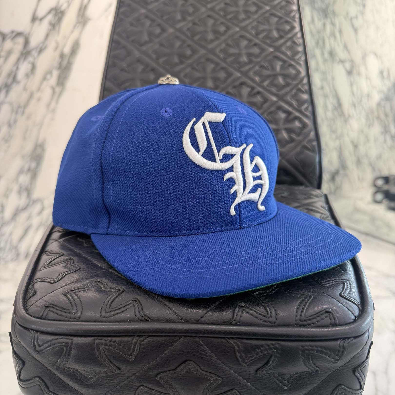 CHROME HEARTS CH Logo Embroidery Trucker Cap Size ONE SIZE (51-61) クロムハーツ CHロゴ刺繍 トラッカーキャップ サイズONE SIZE (51-61)