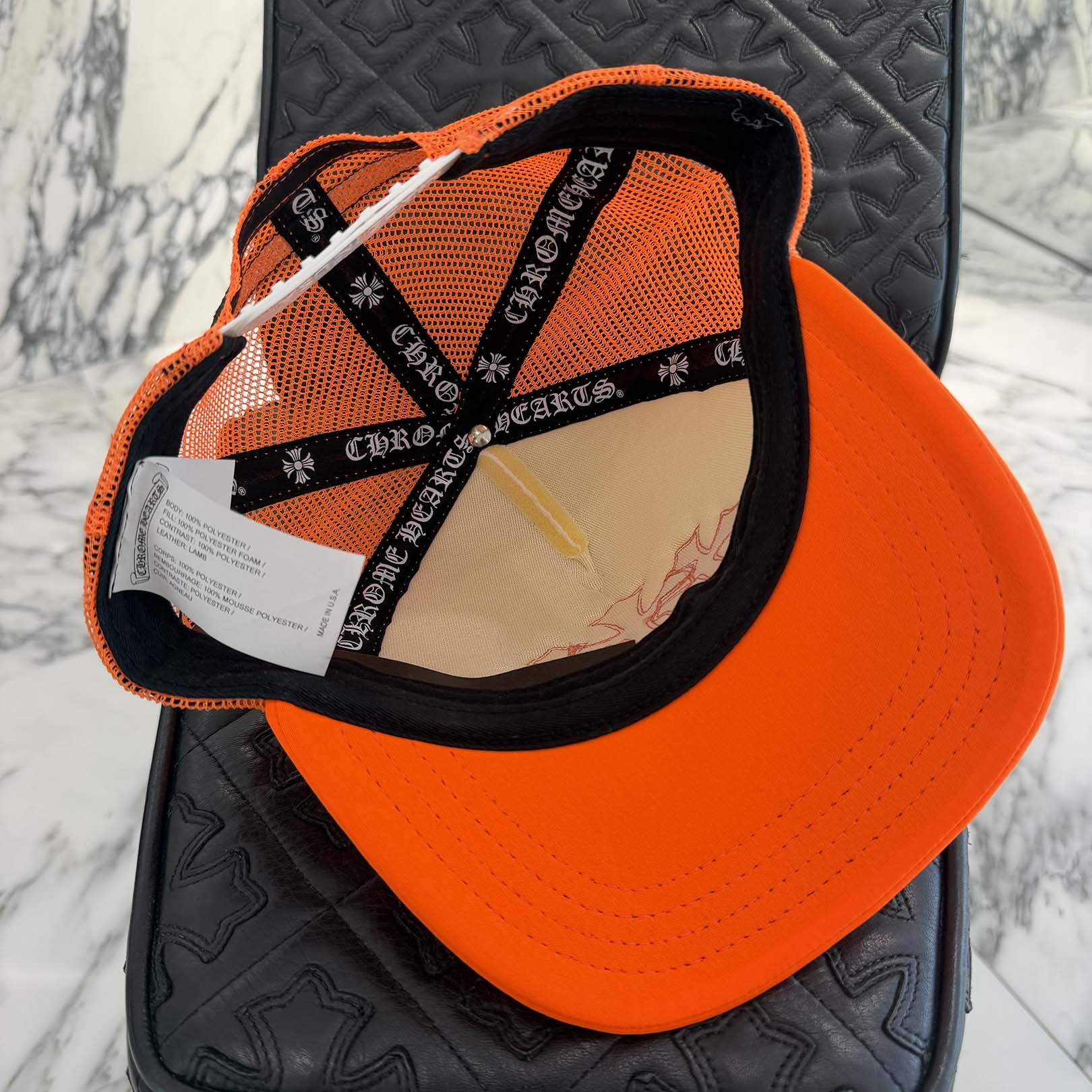 CHROME HEARTS Triple Cross Patch Trucker Cap ONE SIZE (53-60) クロムハーツ トリプルクロスパッチトラッカーキャップ サイズONE SIZE (53-60)