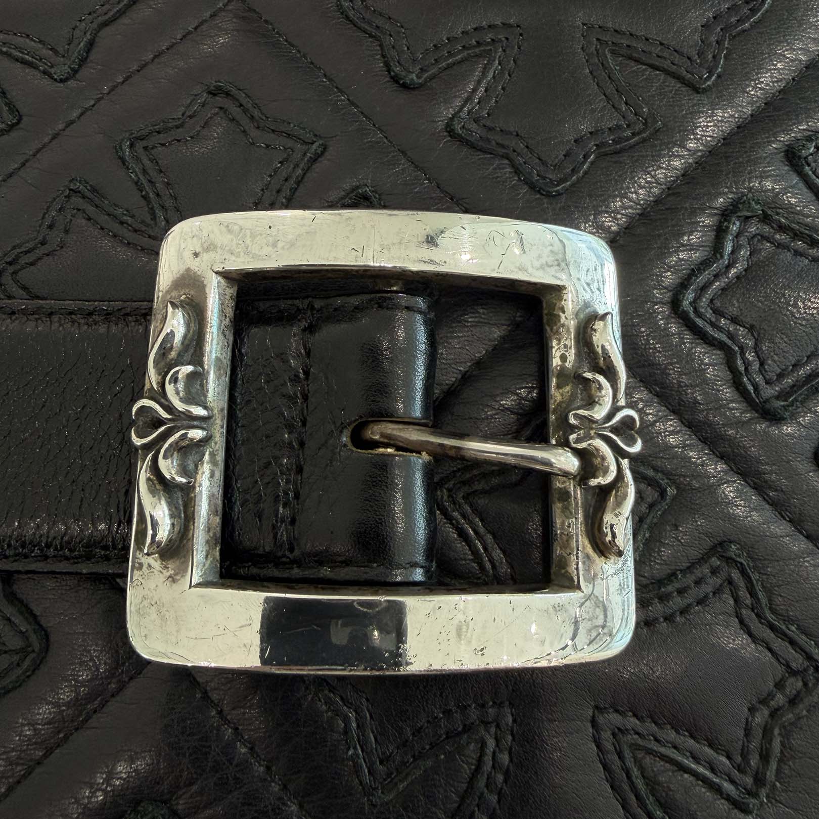 CHROME HEARTS 1.5 OTJ Leather Belt Size 38 inch クロムハーツ 1.5 OTJ レザーベルト サイズ38インチ