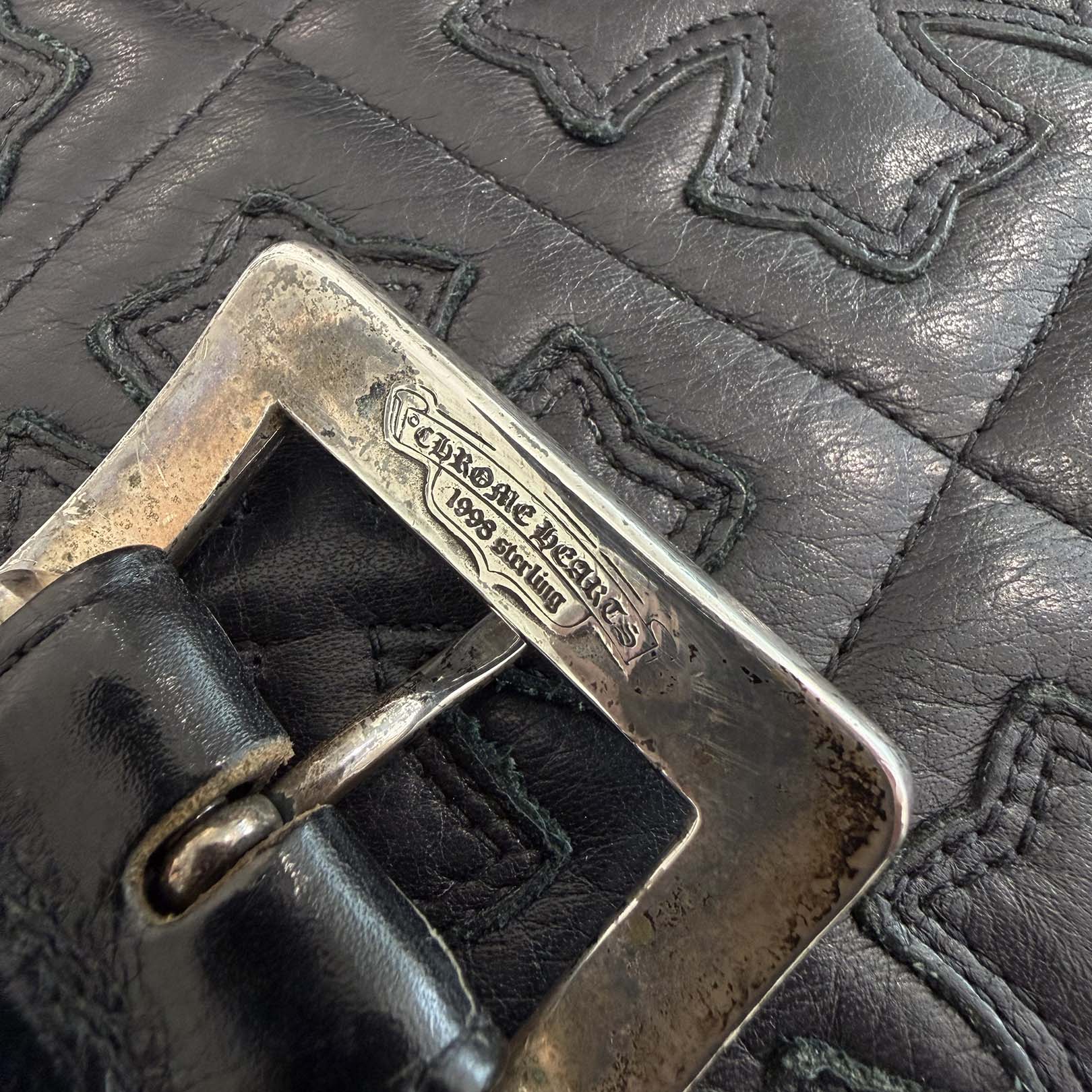 CHROME HEARTS 1.5 OTJ Leather Belt Size 38 inch クロムハーツ 1.5 OTJ レザーベルト サイズ38インチ