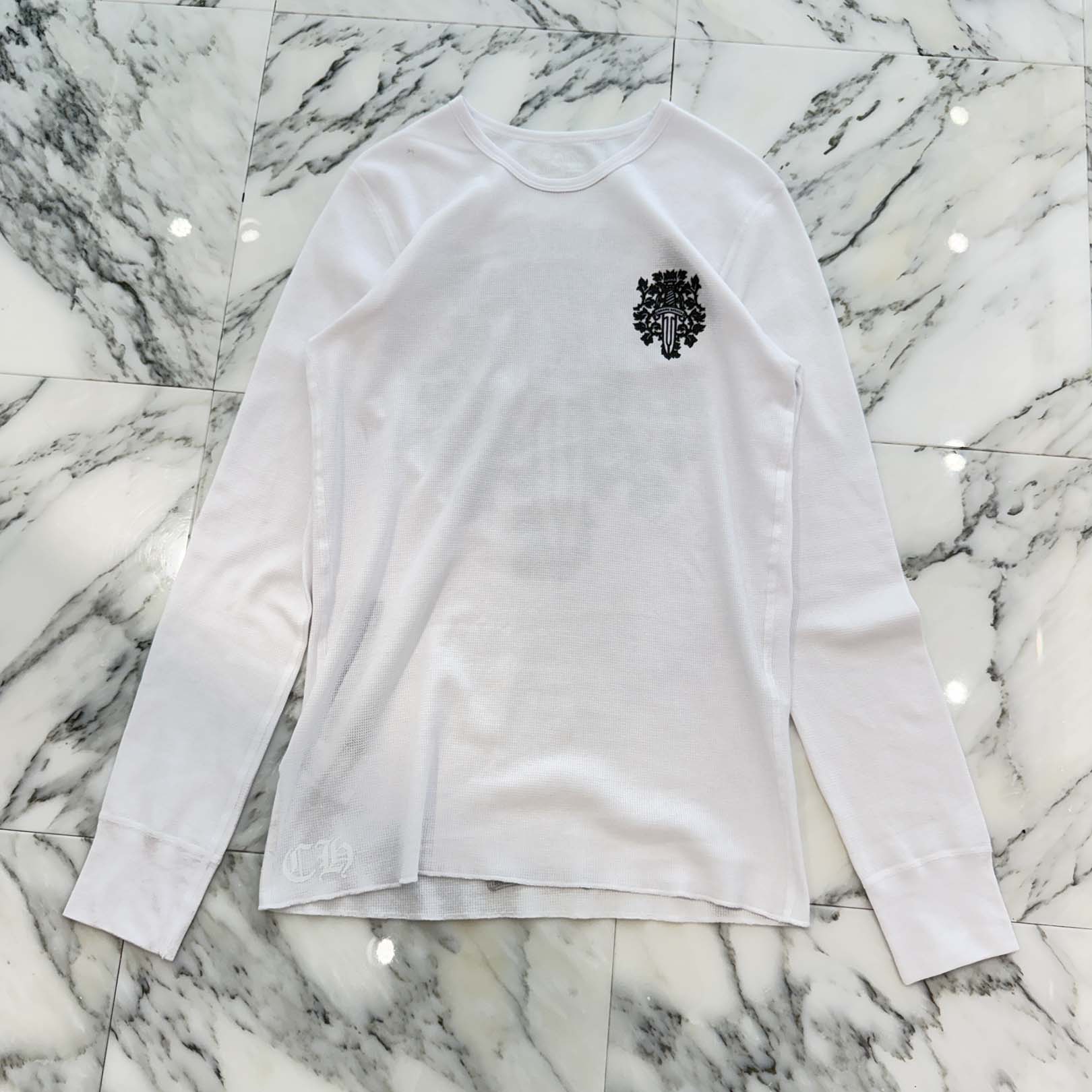 CHROME HEARTS 2025SS Vine Dagger Print Thermal Long Sleeve Tee Size XL クロムハーツ ヴァインダガー プリント サーマル ロングスリーグ Tシャツ サイズXL