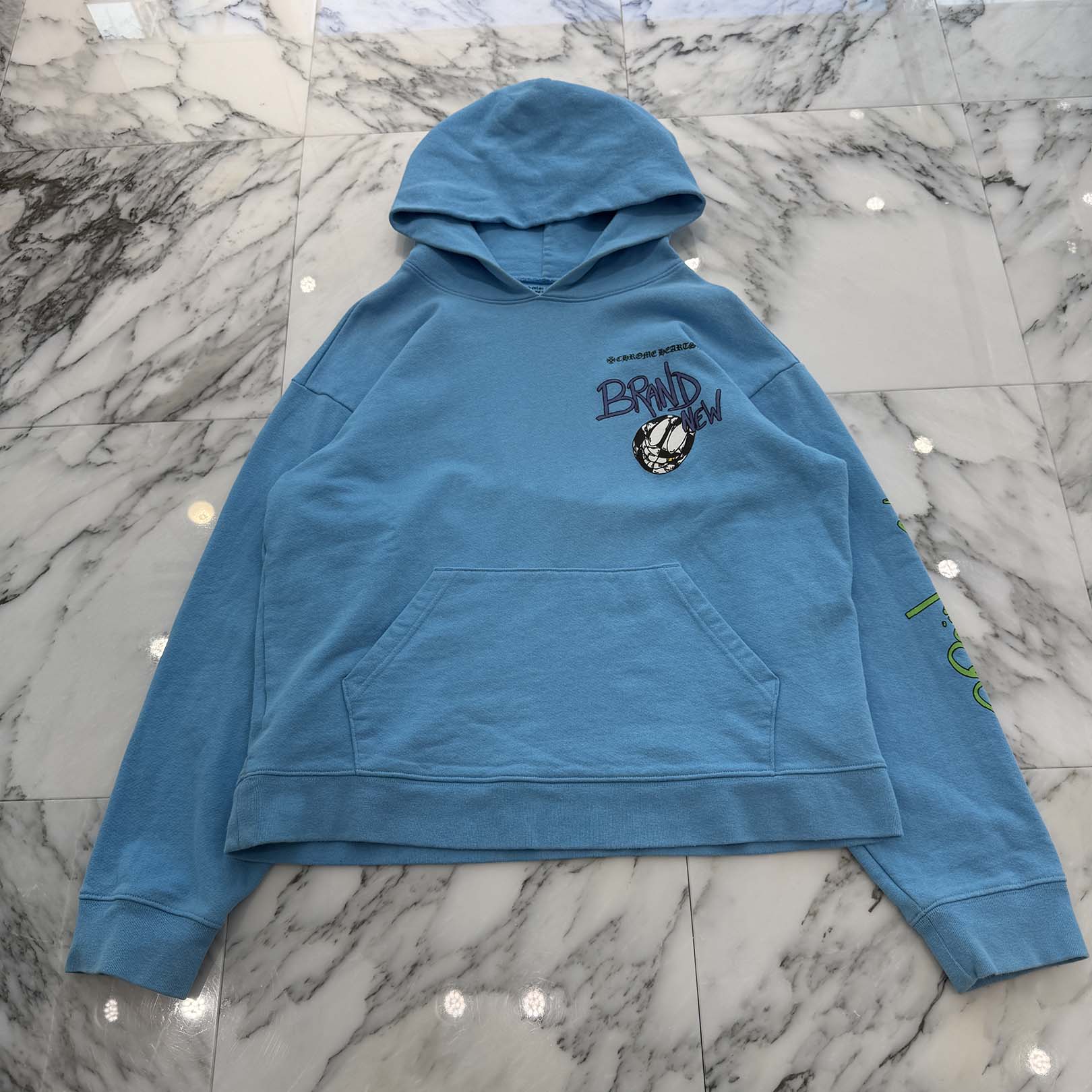 CHROME HEARTS × MATTY BOY 2024SS BRAIN NEW Pullover Hoodie Size XL クロムハーツ×マッティボーイ ブレインニュー プルオーバーフーディ サイズXL