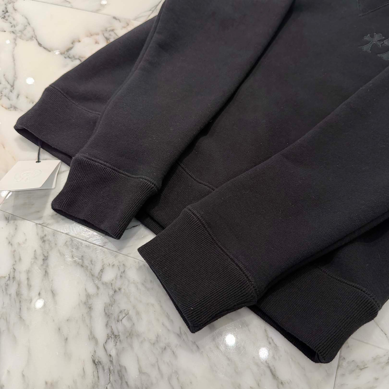 CHROME HEARTS 2025SS Y NOT Cemetery Cross Applique Embroidery Sweatshirt Size M クロムハーツ ワイノット セメタリークロス アップリケ刺繡 スウェットシャツ サイズM