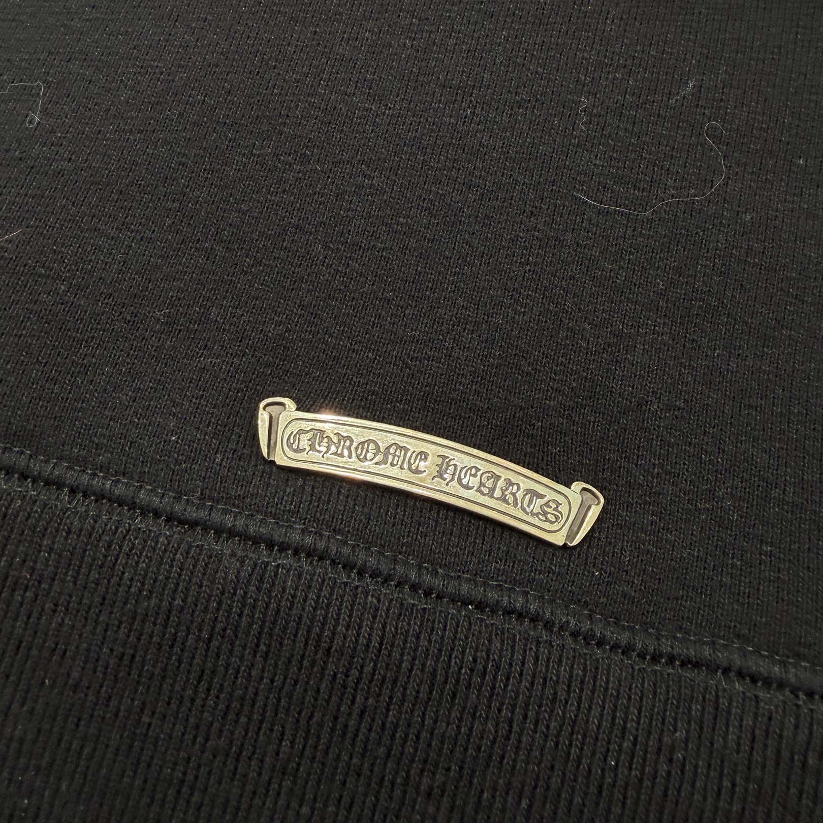 CHROME HEARTS 2025SS Y NOT Cemetery Cross Applique Embroidery Sweatshirt Size M クロムハーツ ワイノット セメタリークロス アップリケ刺繡 スウェットシャツ サイズM