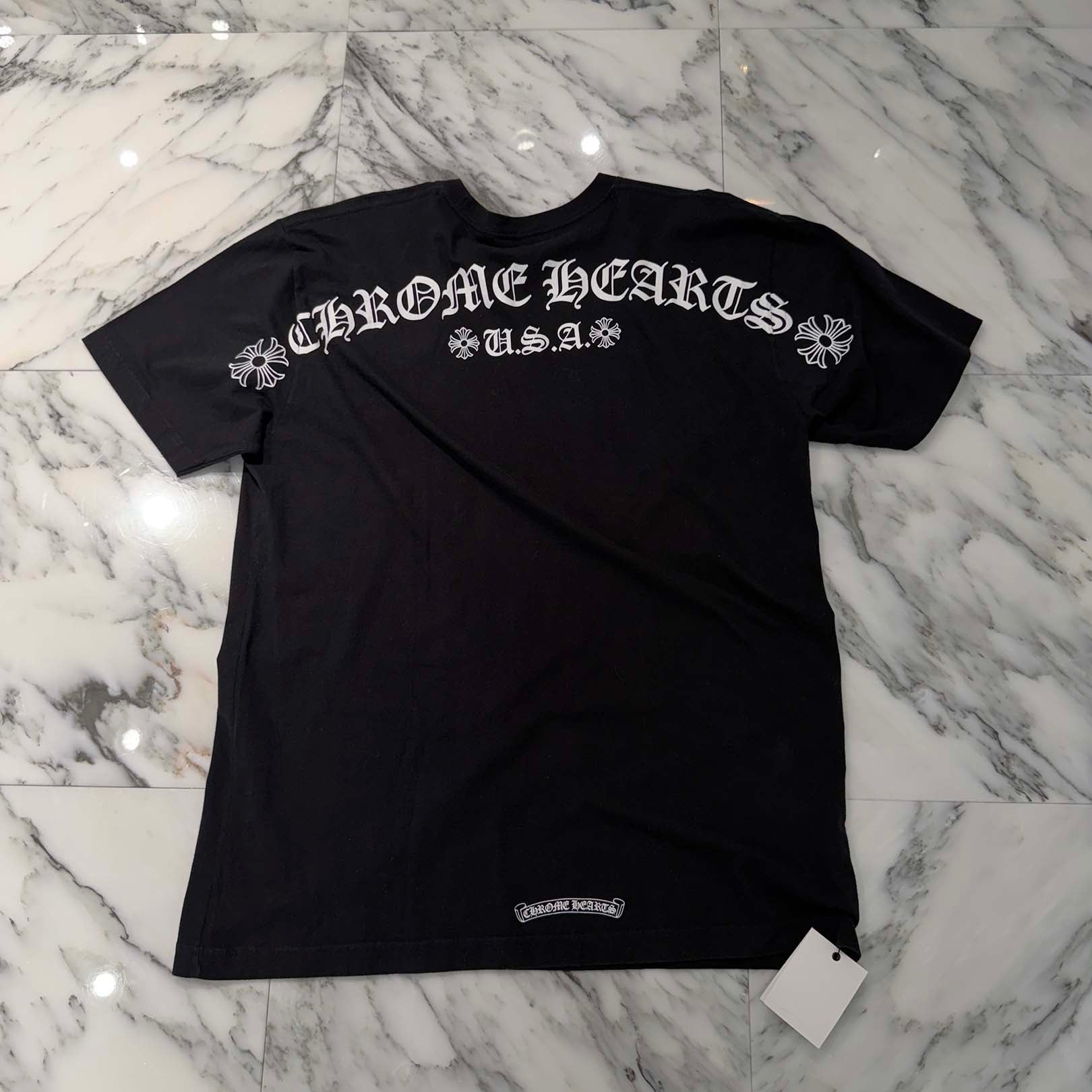 CHROME HEARTS Back Arch USA Logo Dagger Tee Size XL クロムハーツ バックアーチ USA ロゴ ダガー Tシャツ サイズXL