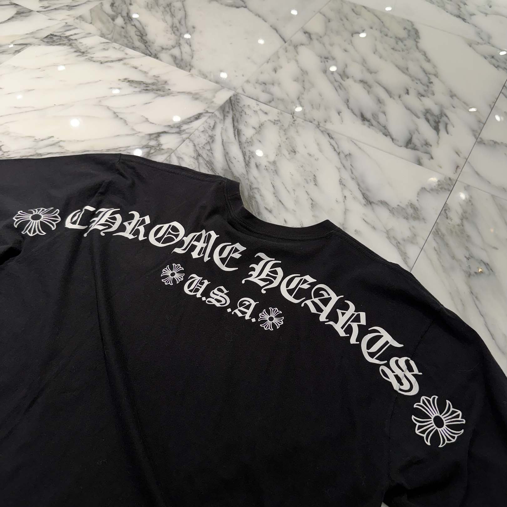 CHROME HEARTS Back Arch USA Logo Dagger Tee Size XL クロムハーツ バックアーチ USA ロゴ ダガー Tシャツ サイズXL