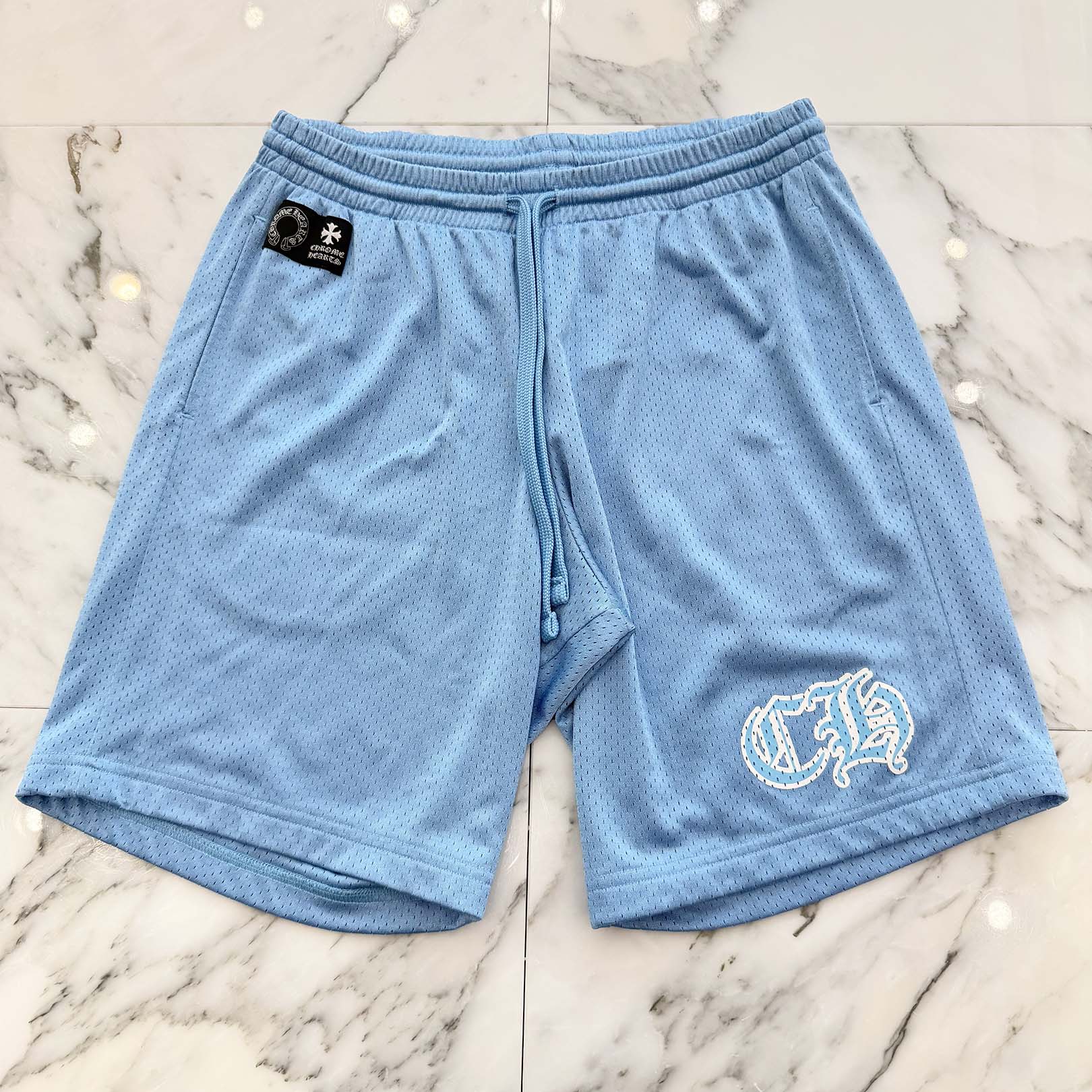 CHROME HEARTS Mesh Varsity Shorts Size S クロムハーツ メッシュ