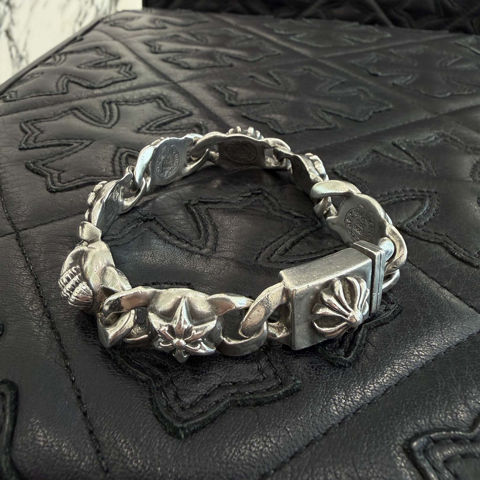 CHROME HEARTS Multi Link ID Bracelet 7 LINK クロムハーツ マルチ