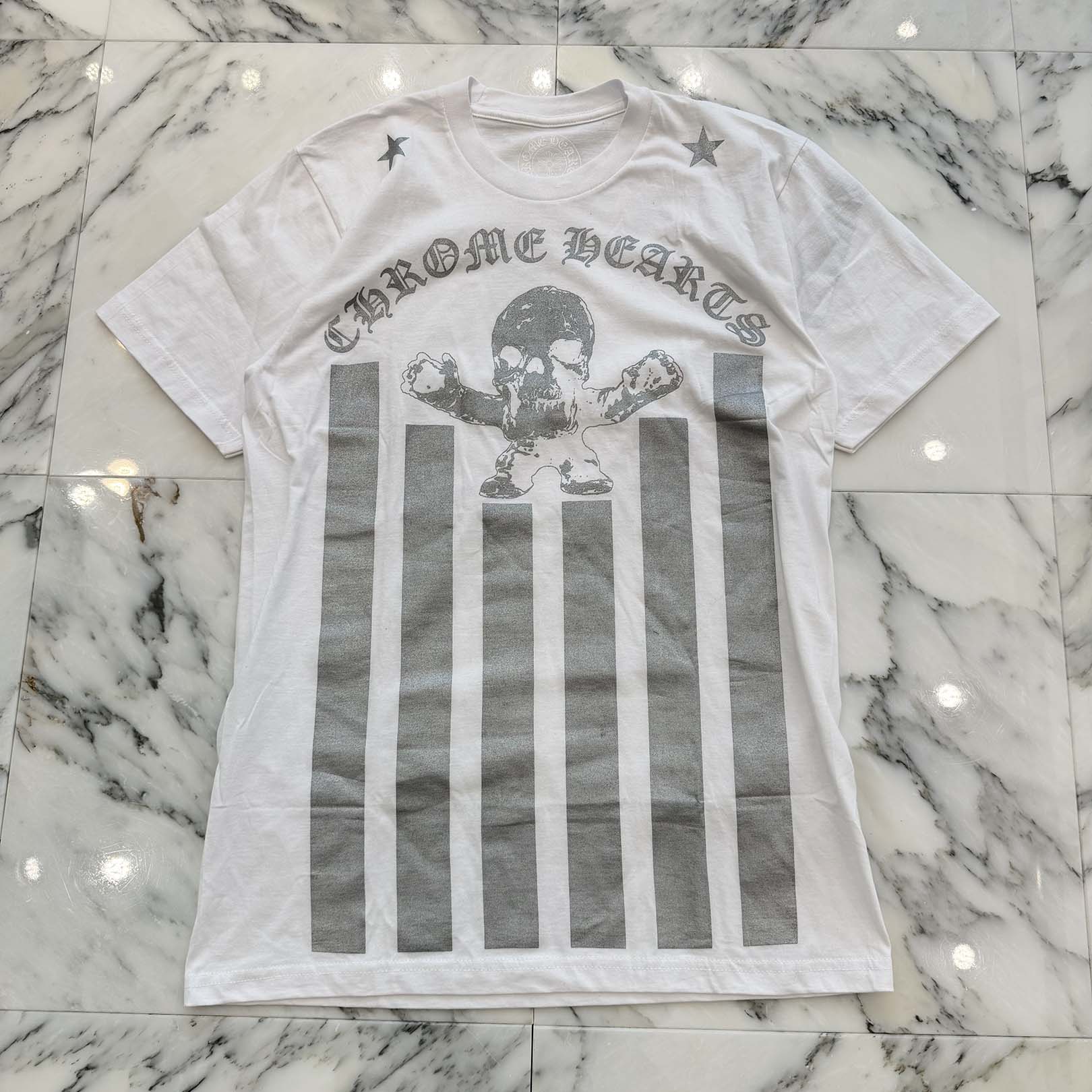 CHROME HEARTS Silver FOTI Harris Tee Size M クロムハーツ シルバー フォティ ハリス Tシャツ サイズM