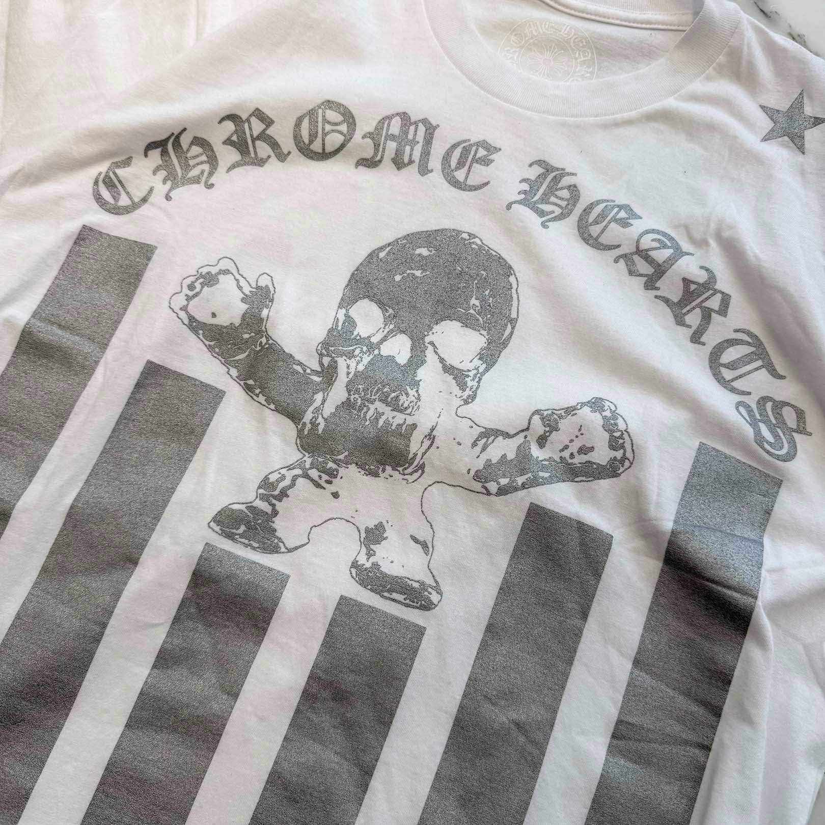 CHROME HEARTS Silver FOTI Harris Tee Size M クロムハーツ シルバー フォティ ハリス Tシャツ サイズM