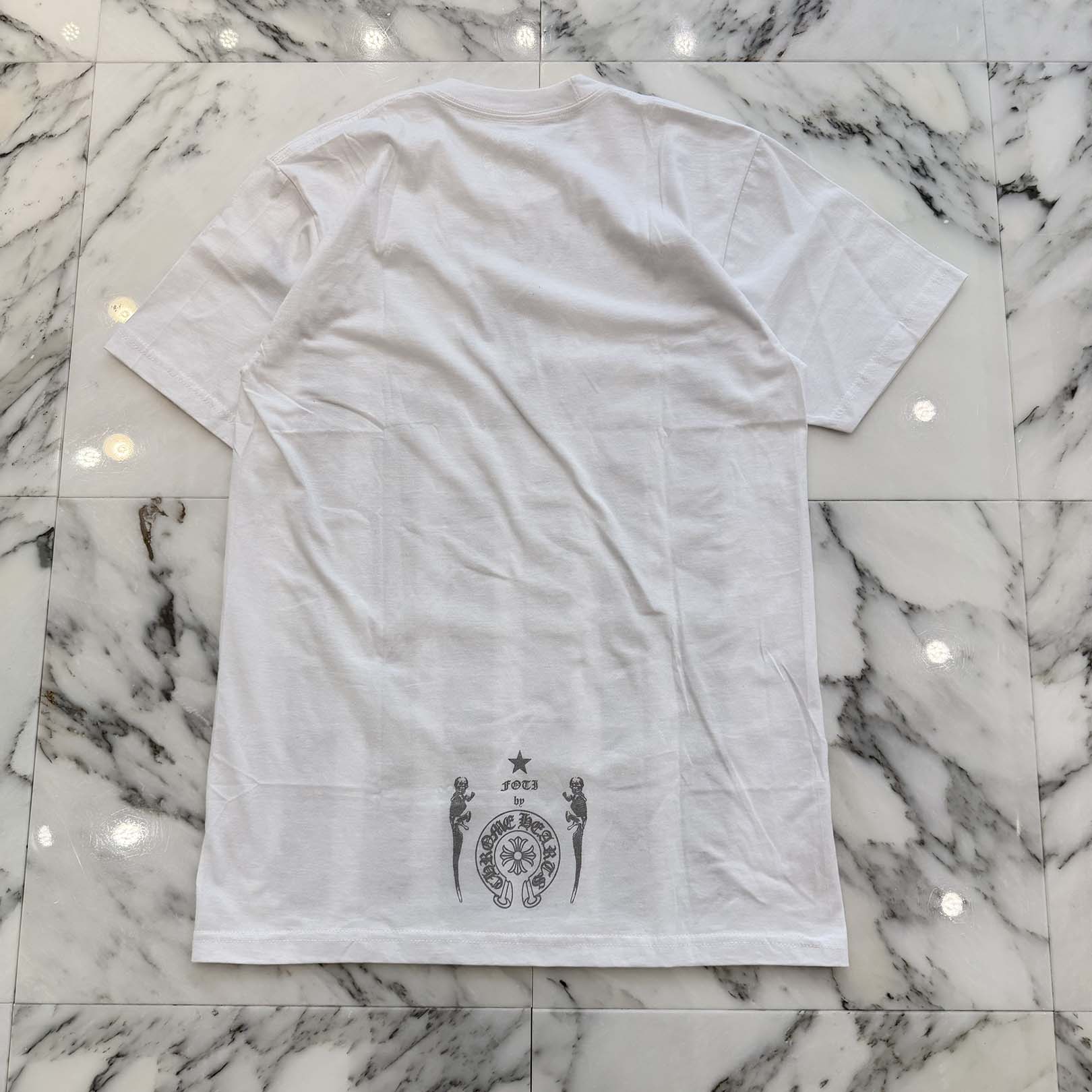 CHROME HEARTS Silver FOTI Harris Tee Size M クロムハーツ シルバー フォティ ハリス Tシャツ サイズM
