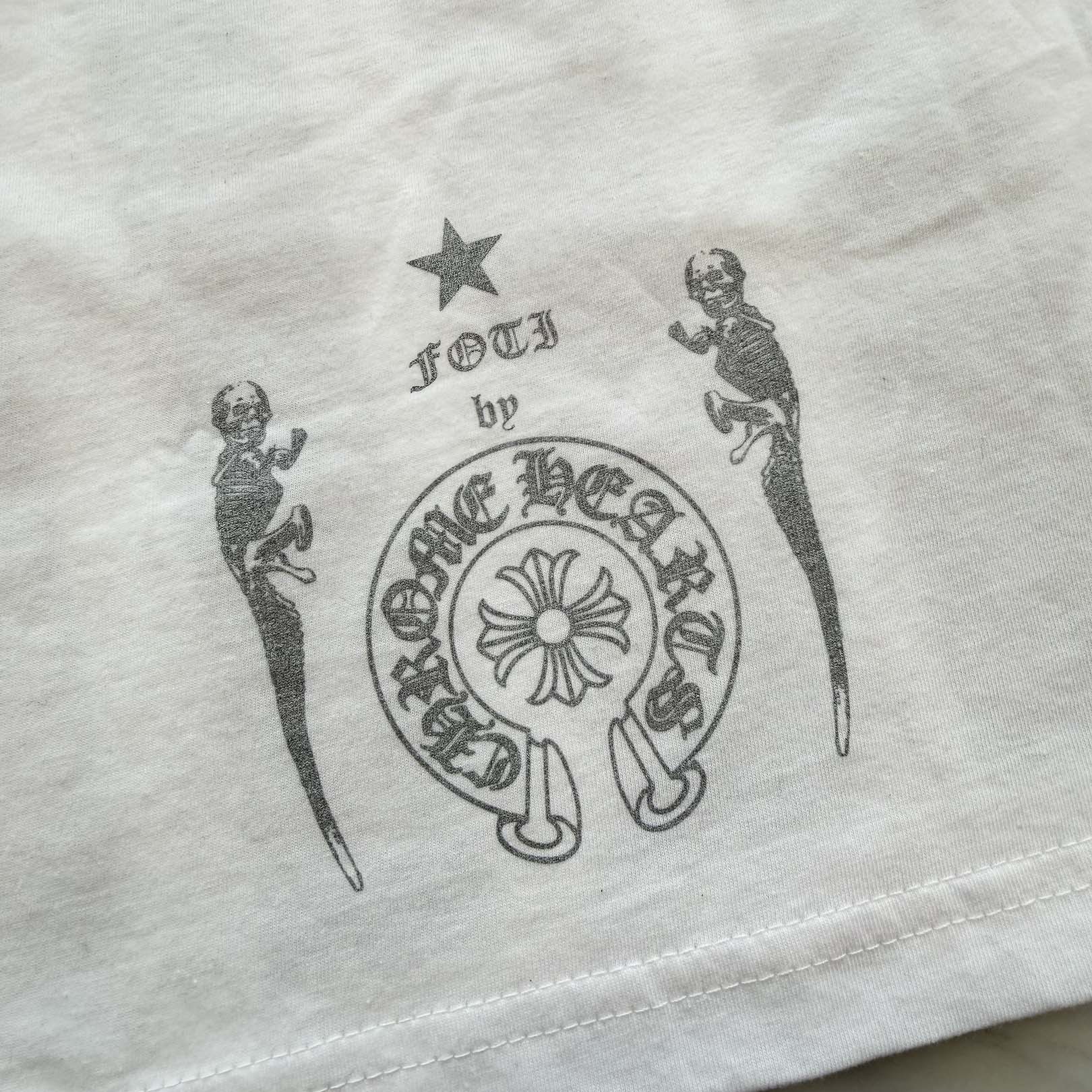 CHROME HEARTS Silver FOTI Harris Tee Size M クロムハーツ シルバー フォティ ハリス Tシャツ サイズM