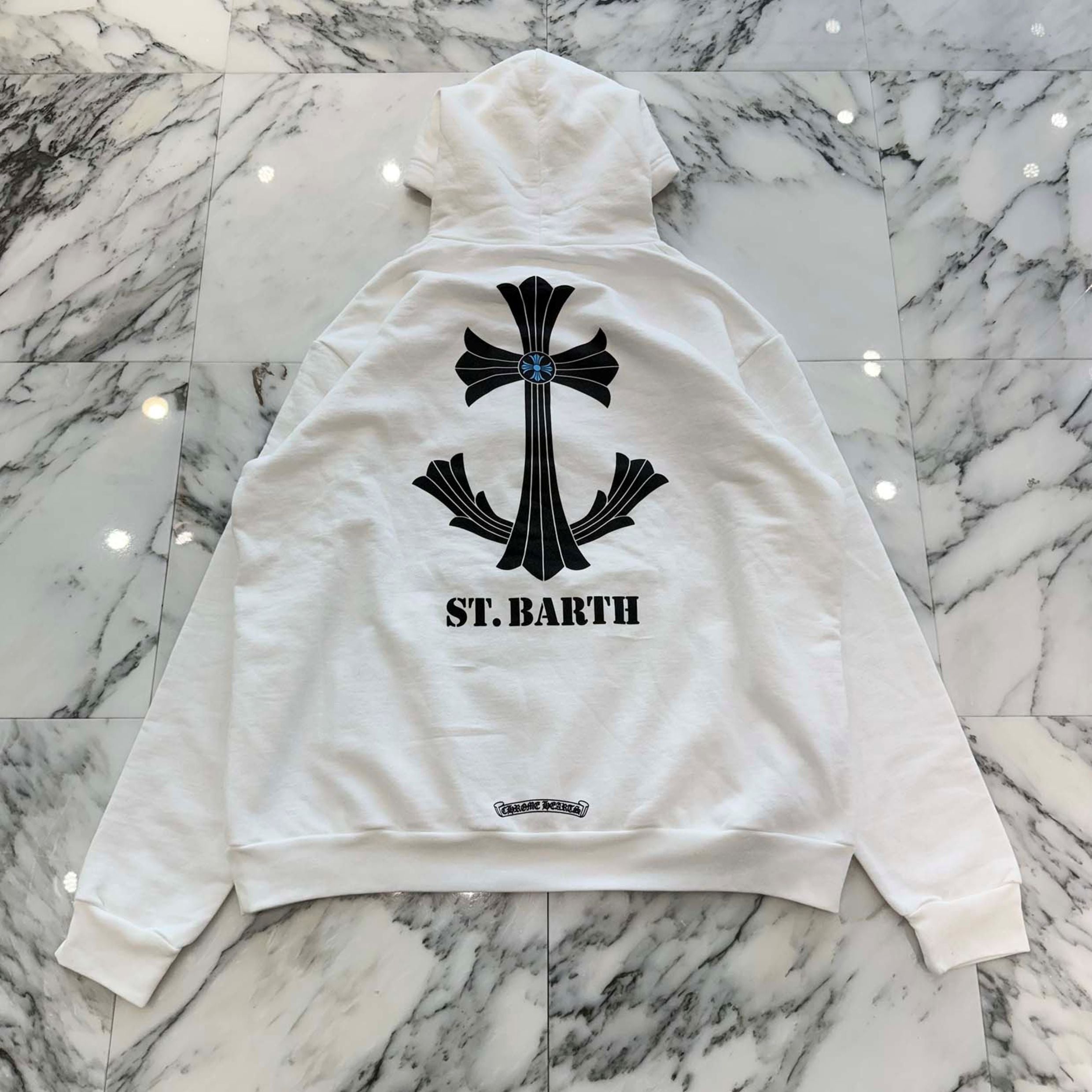CHROME HEARTS St. Barth Limited CH Plus Pullover Hoodie Size L クロムハーツ セントバース 限定 CHプラス プルオーバーフーディ サイズL