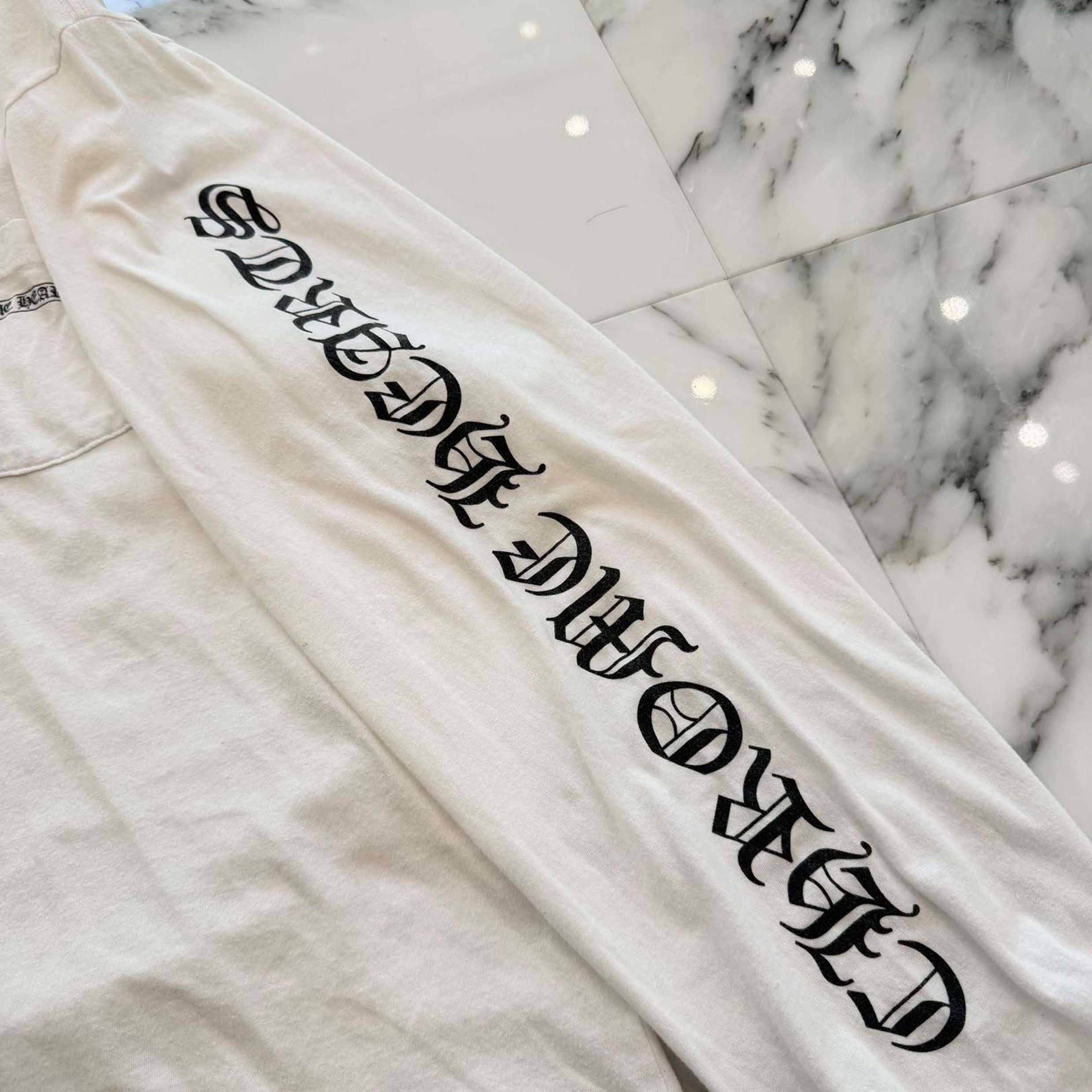 CHROME HEARTS Back Scroll Label Logo Long Sleeve Tee Size XL クロムハーツ バックスクロールラベルロゴ ロングスリーブTシャツ サイズXL