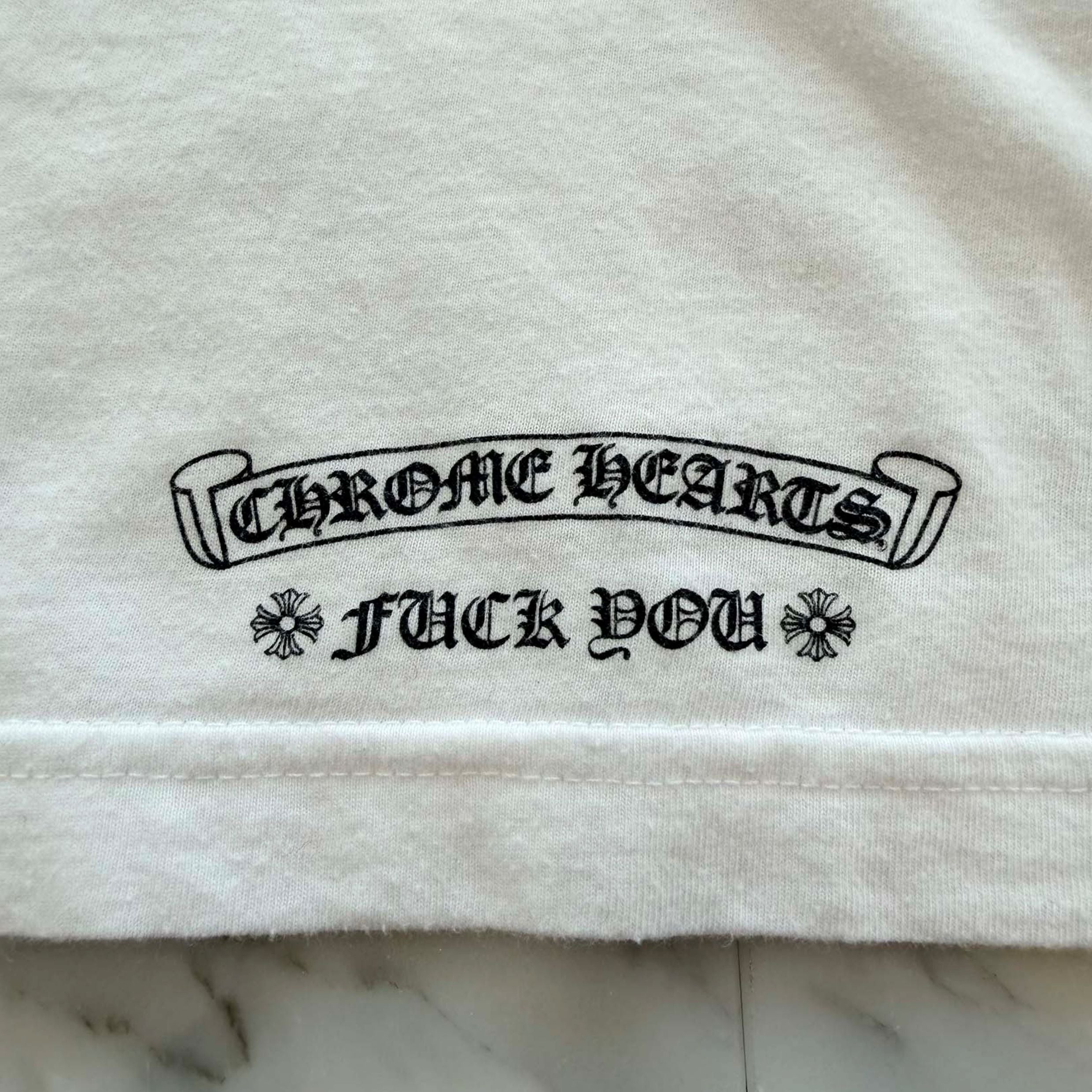 CHROME HEARTS Back Scroll Label Logo Long Sleeve Tee Size XL クロムハーツ バックスクロールラベルロゴ ロングスリーブTシャツ サイズXL