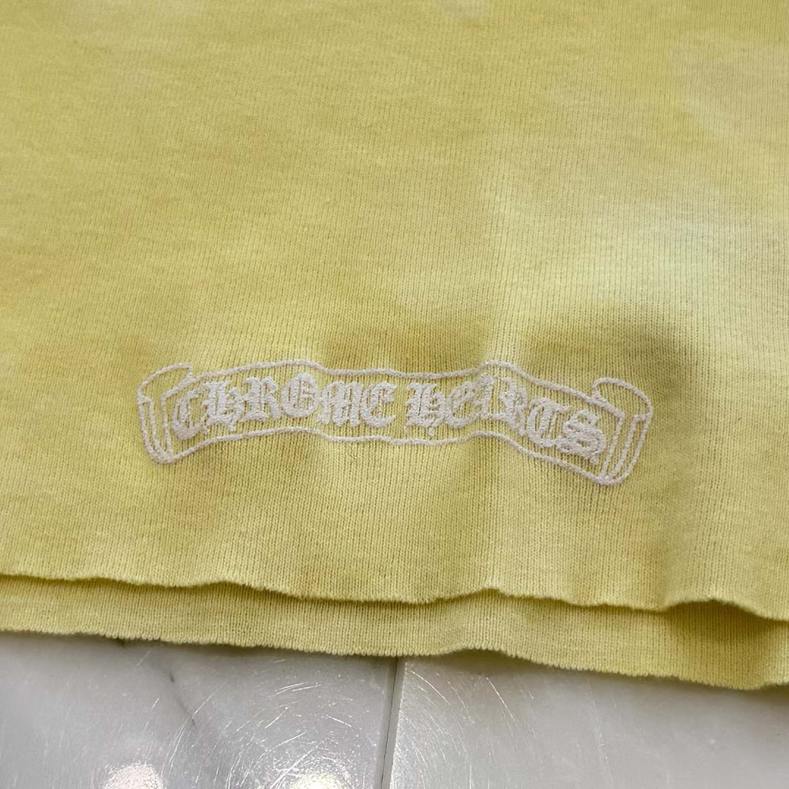 CHROME HEARTS × DIPPED IN BLUE Logo Print Cropped Tee Size M クロムハーツ × ディップドインブルー ロゴプリント クロップド Tシャツ サイズM