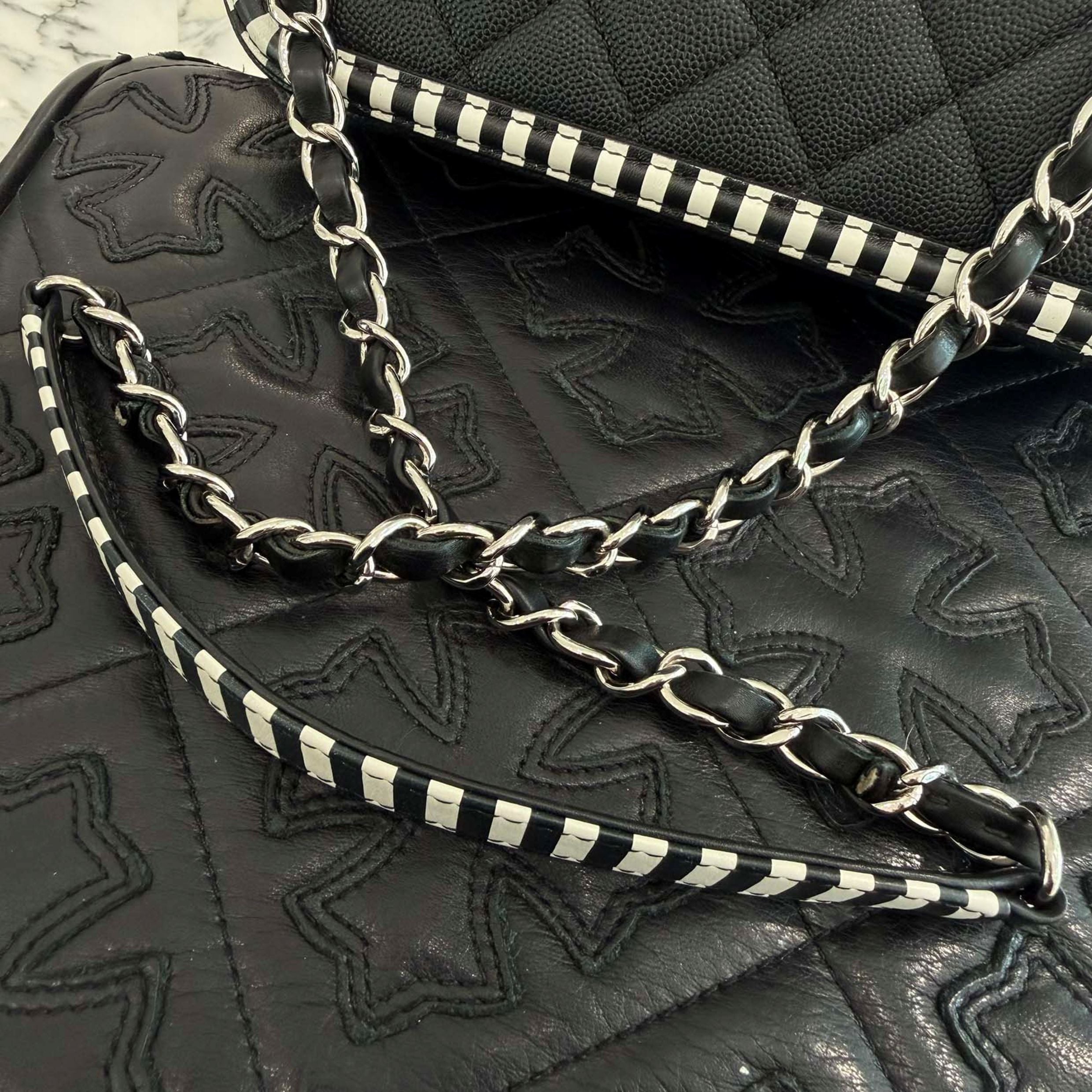 CHANEL CC Filigree Matelassé Chain Shoulder Vanity Bag A93342 シャネル CCフィリグリー マトラッセ チェーンショルダー バニティバッグ