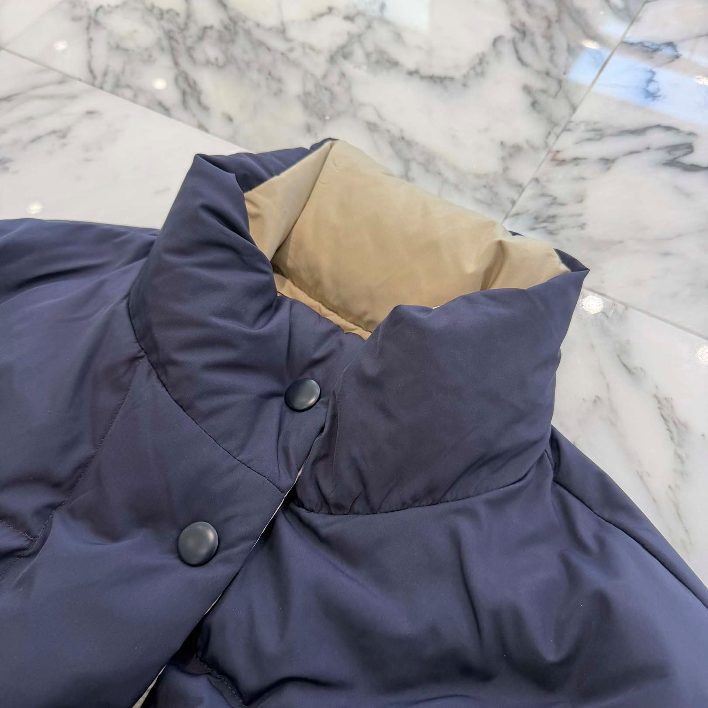 MIU MIU 2025AW Reversible Technical Pongee Down Jacket ML1320_17OP_F0OQU_S_OOO Size 40 ミュウミュウ リバーシブル テクニカルポンジー ダウンジャケット サイズ40
