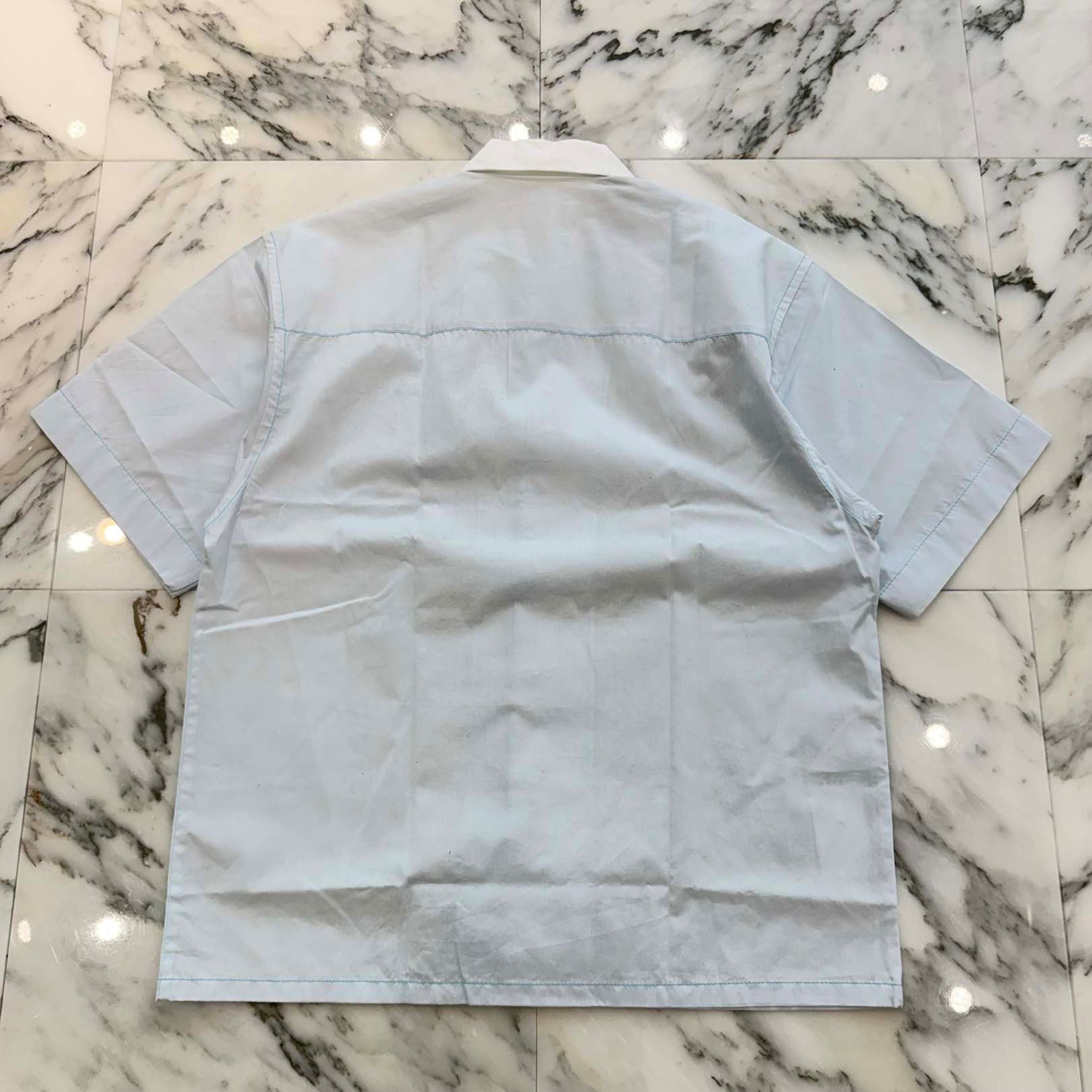 MARNI 2021SS Cotton Poplin Open Collar Short Sleeve Shirt CUMU0213P2 USCS57 Size 46 マルニ コットンポプリン オープンカラー ショートスリーブシャツ サイズ46